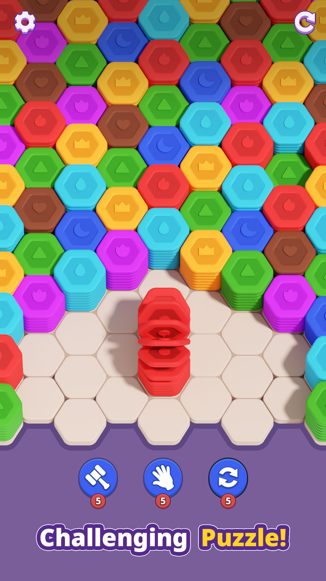 اسکرین شات 2 بازی Hexa Journey: Sort Puzzle