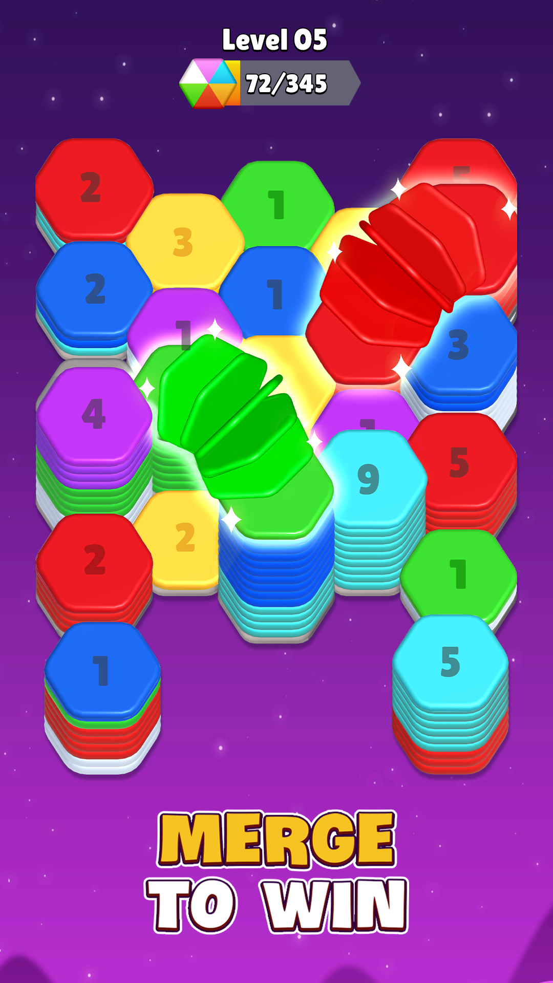 اسکرین شات 3 بازی Hexa Sort 3D: Color Puzzle
