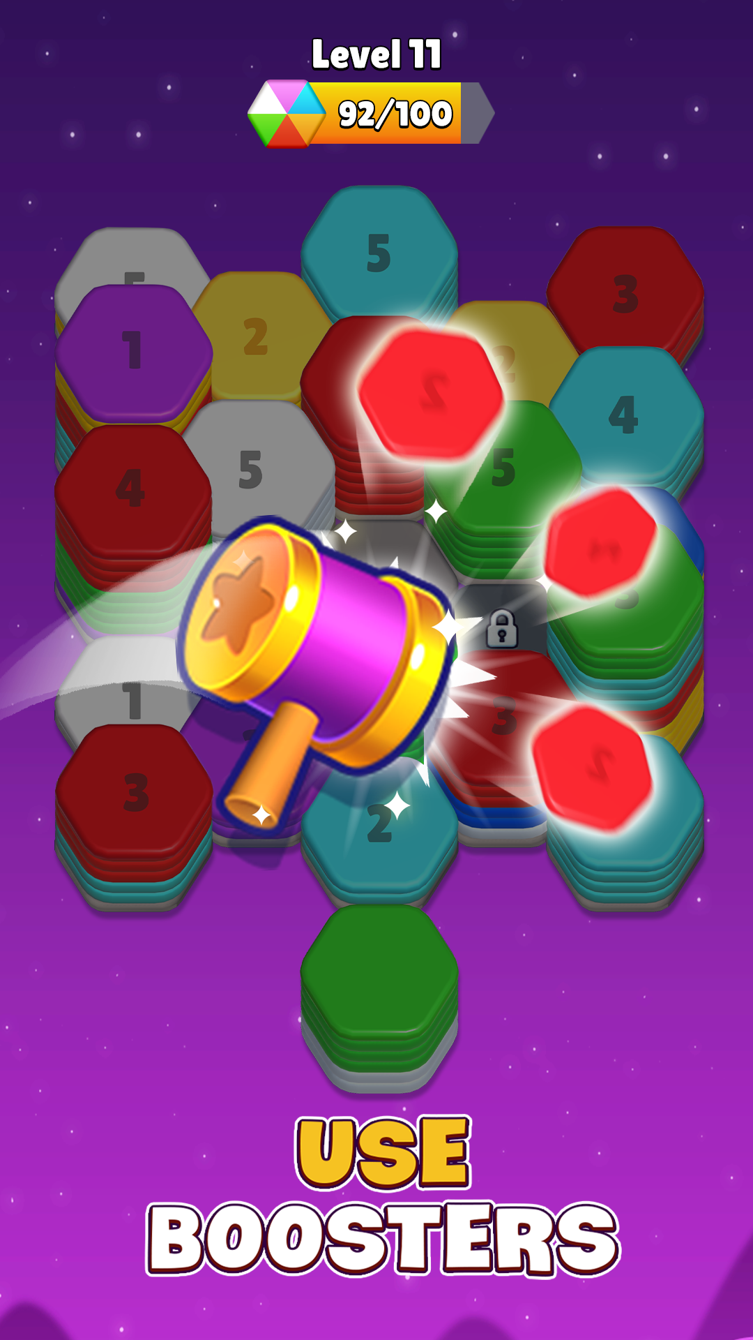 اسکرین شات 2 بازی Hexa Sort 3D: Color Puzzle