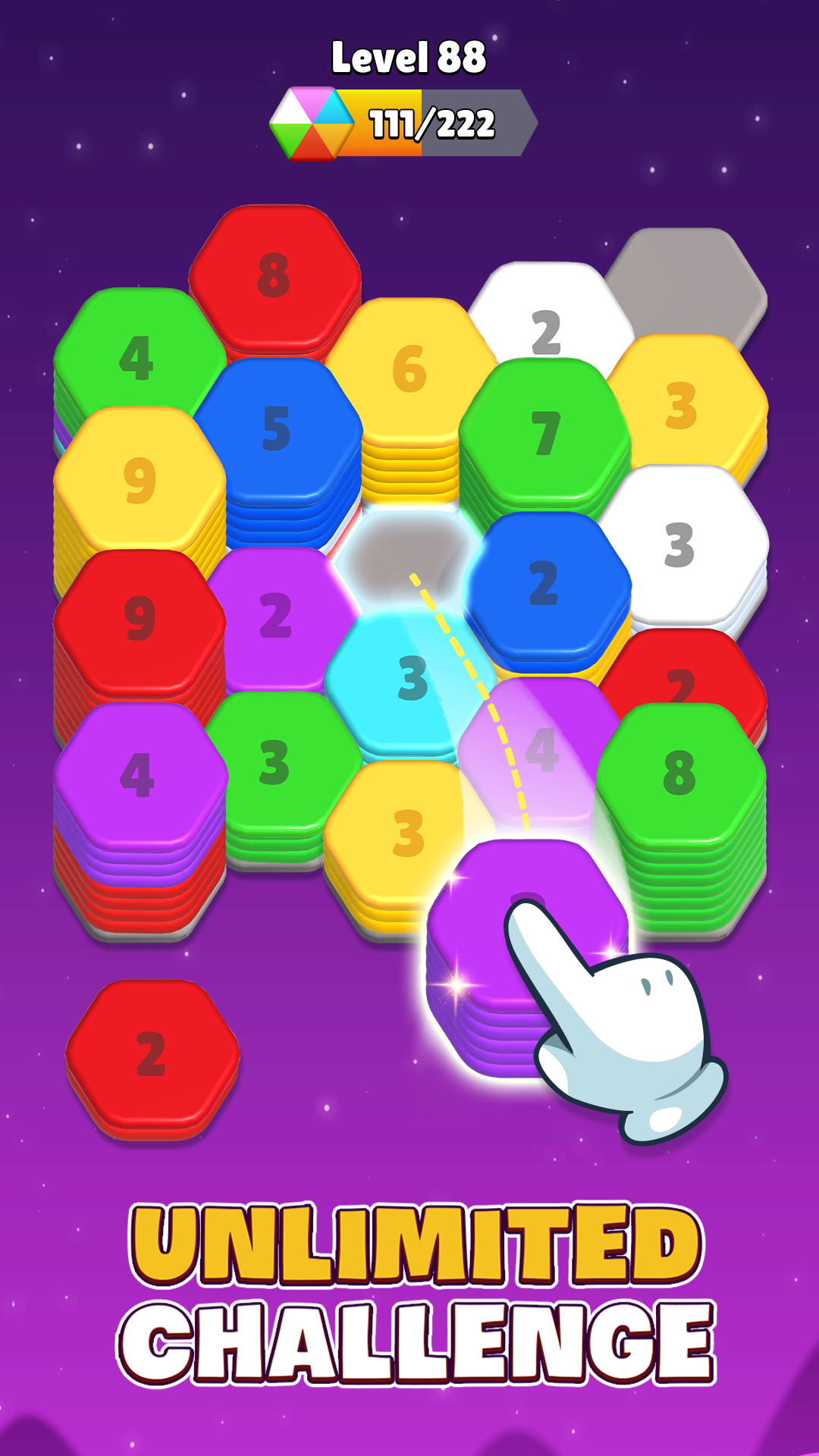 اسکرین شات 6 بازی Hexa Sort 3D: Color Puzzle