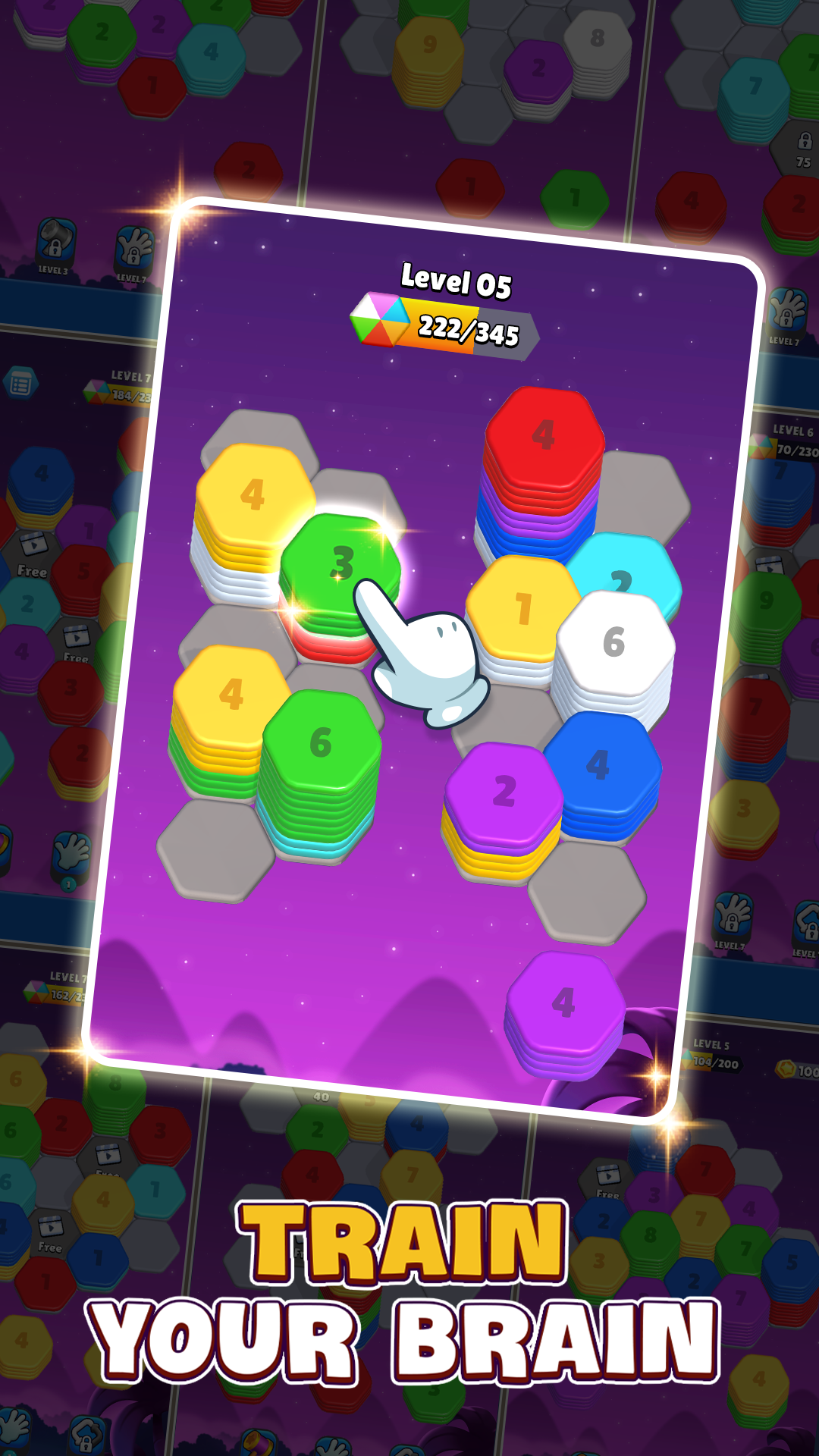 اسکرین شات 5 بازی Hexa Sort 3D: Color Puzzle