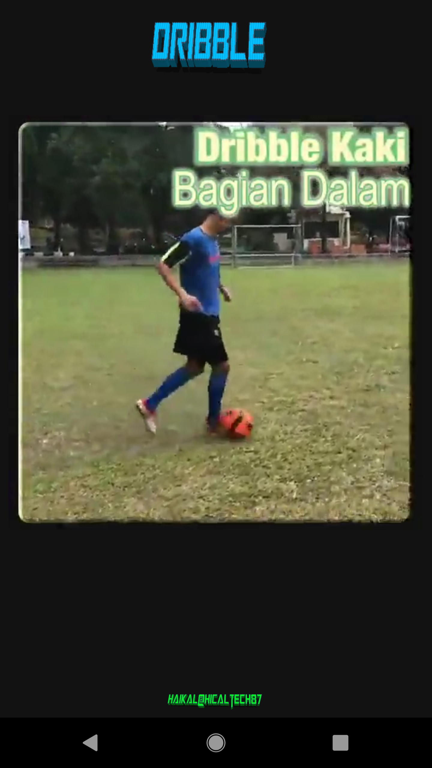 اسکرین شات 3 برنامه Soccer Basic Techniques
