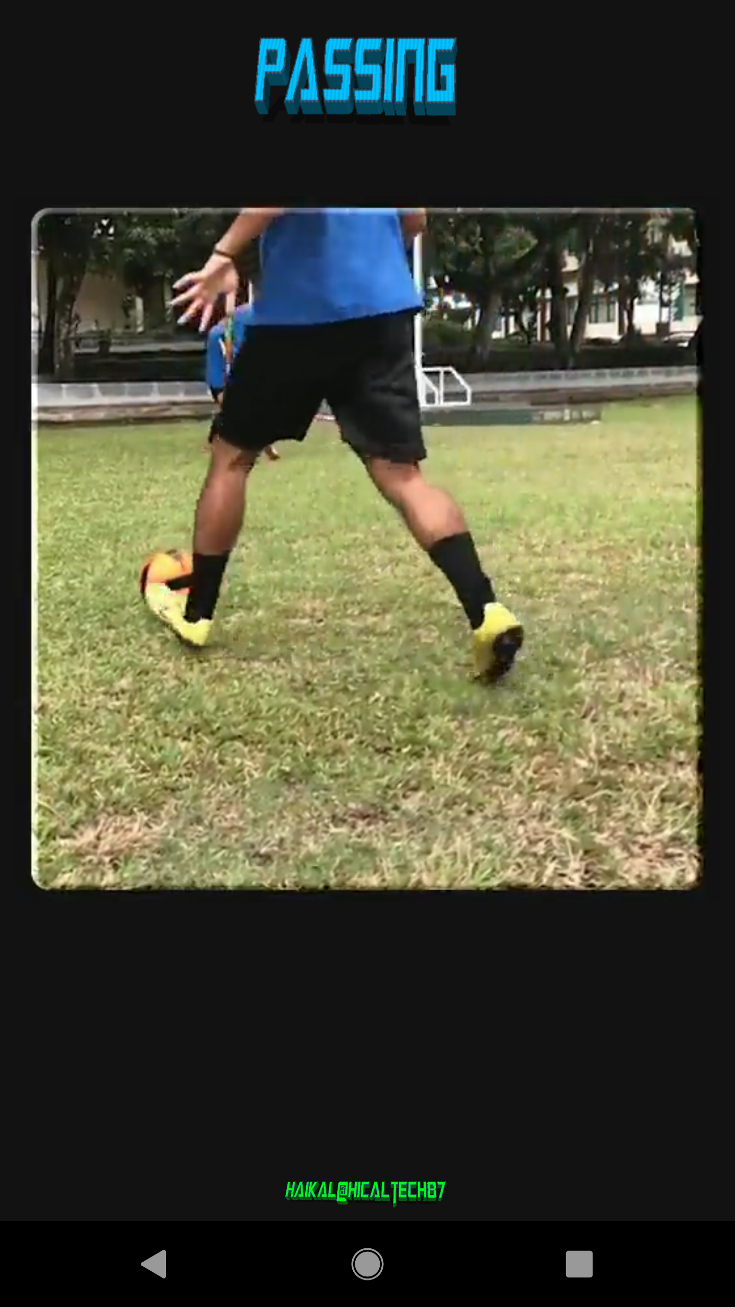 اسکرین شات 4 برنامه Soccer Basic Techniques