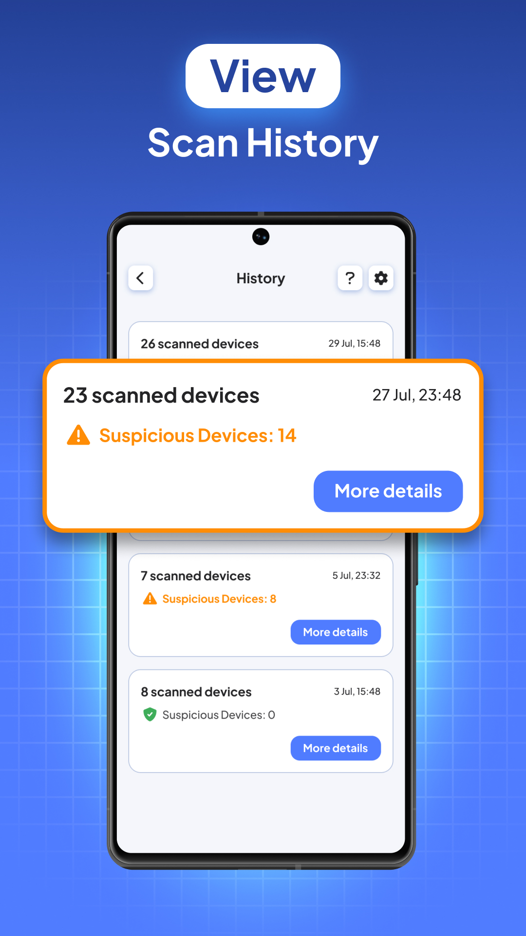 اسکرین شات 6 برنامه Hidden Camera Detector - CamX