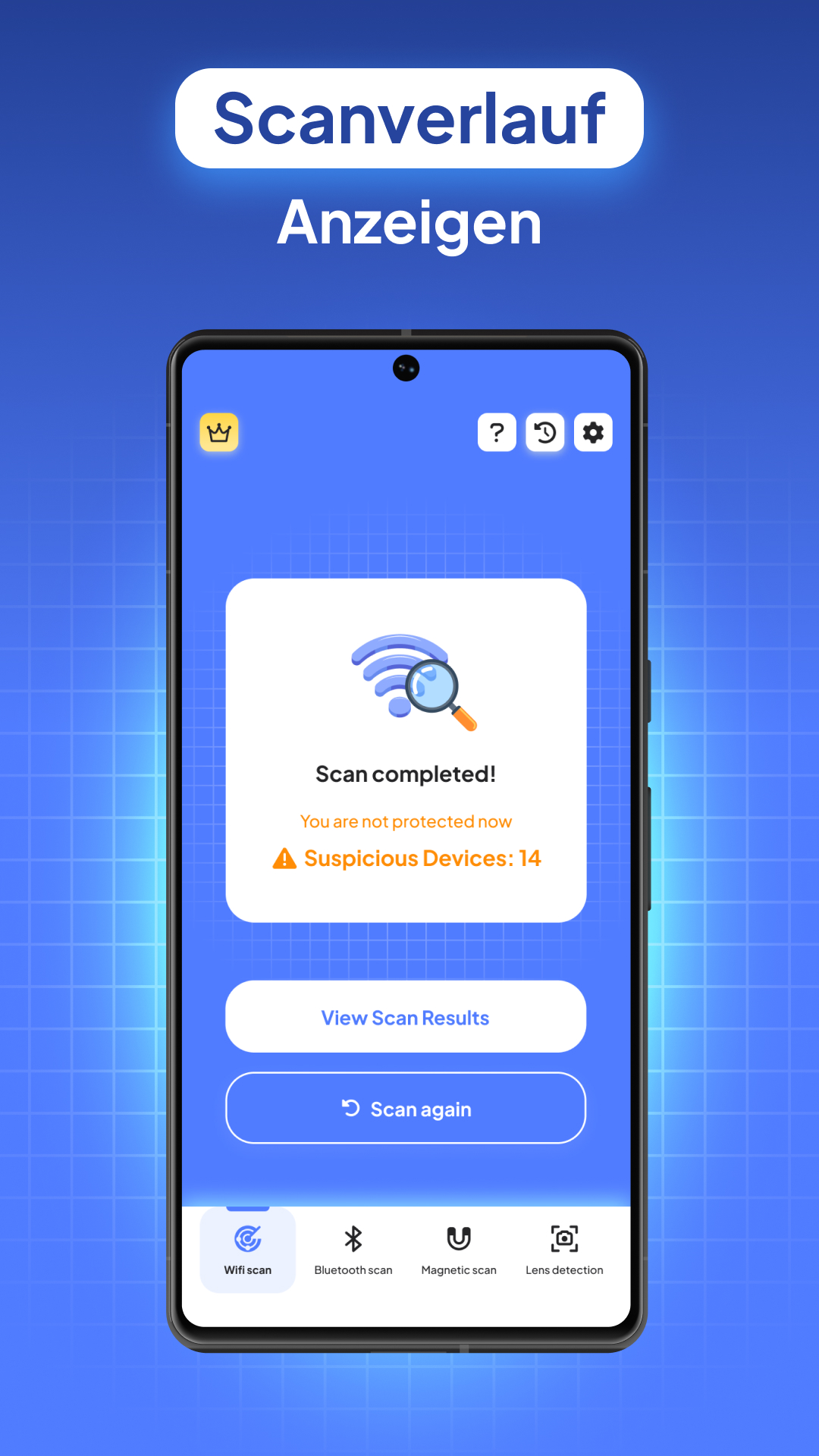 اسکرین شات 6 برنامه Detektor versteckte Kameras