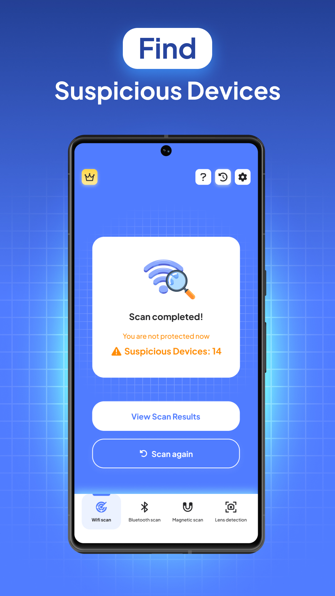 اسکرین شات 7 برنامه Hidden Camera Detector - CamX