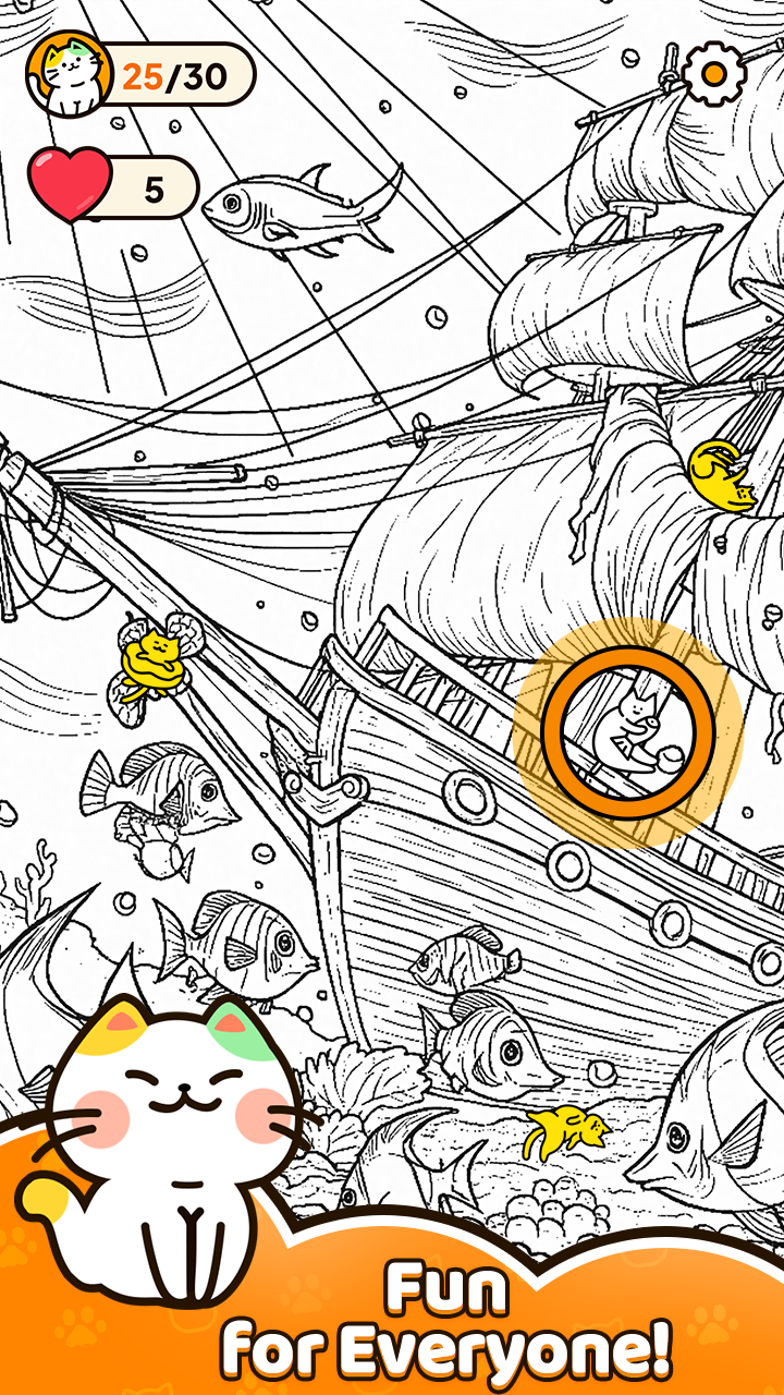 اسکرین شات 8 بازی Find Cats: Spot Hidden Object