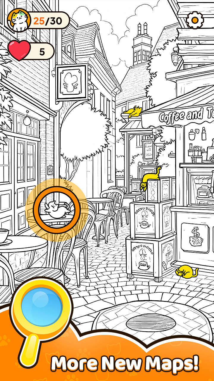 اسکرین شات 6 بازی Find Cats: Spot Hidden Object