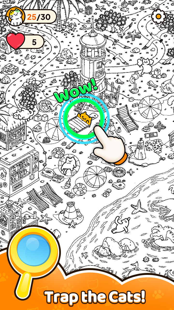 اسکرین شات 2 بازی Find Cats: Spot Hidden Object