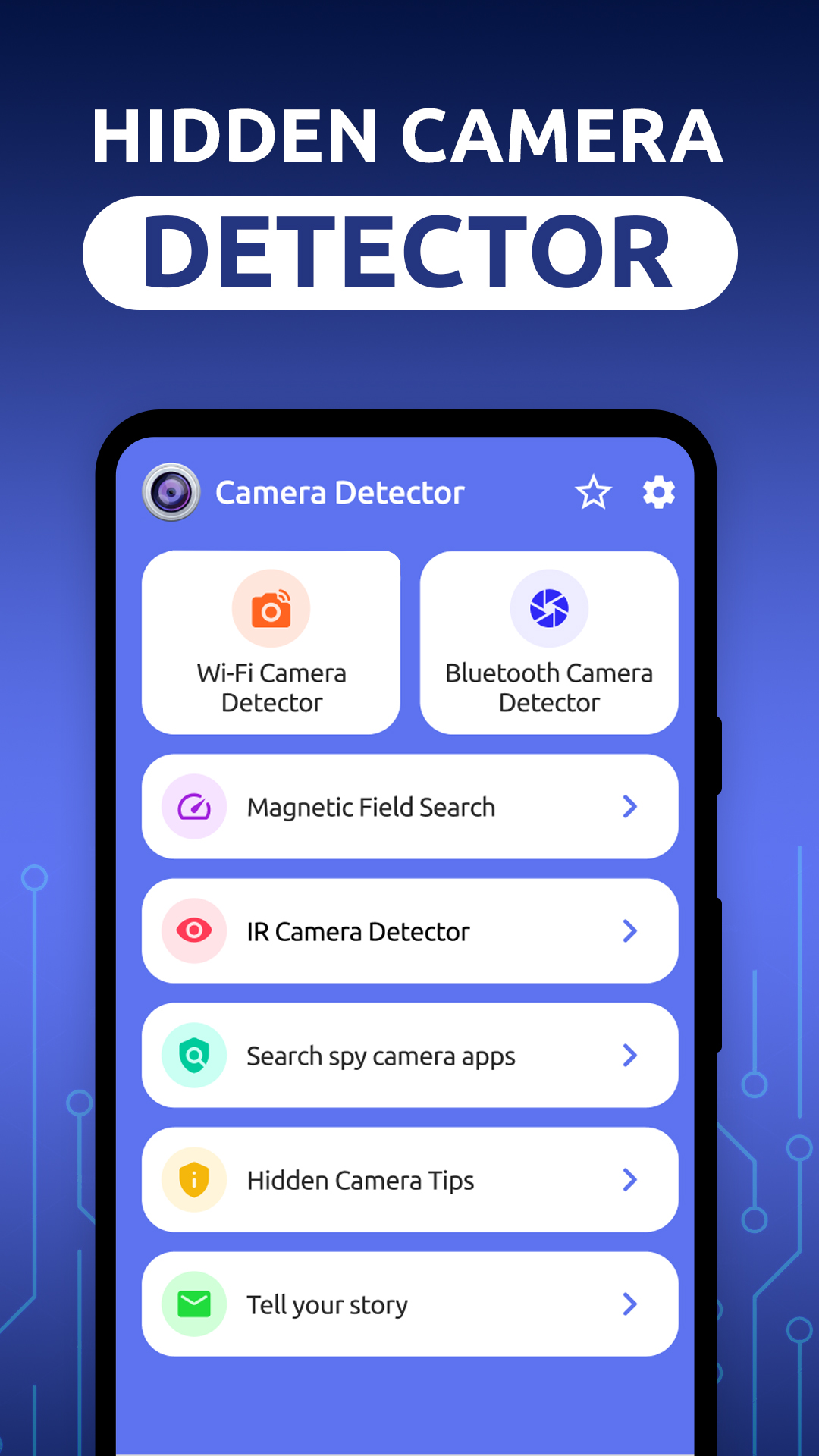 اسکرین شات 2 برنامه Hidden Device Camera Detector