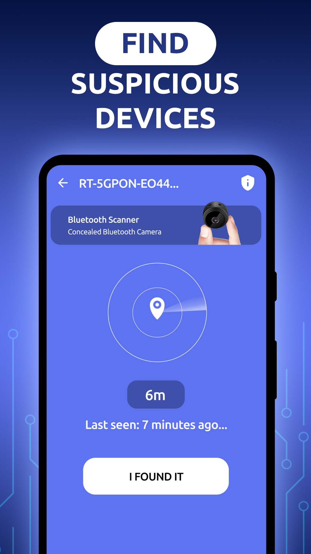 اسکرین شات 4 برنامه Hidden Device Camera Detector