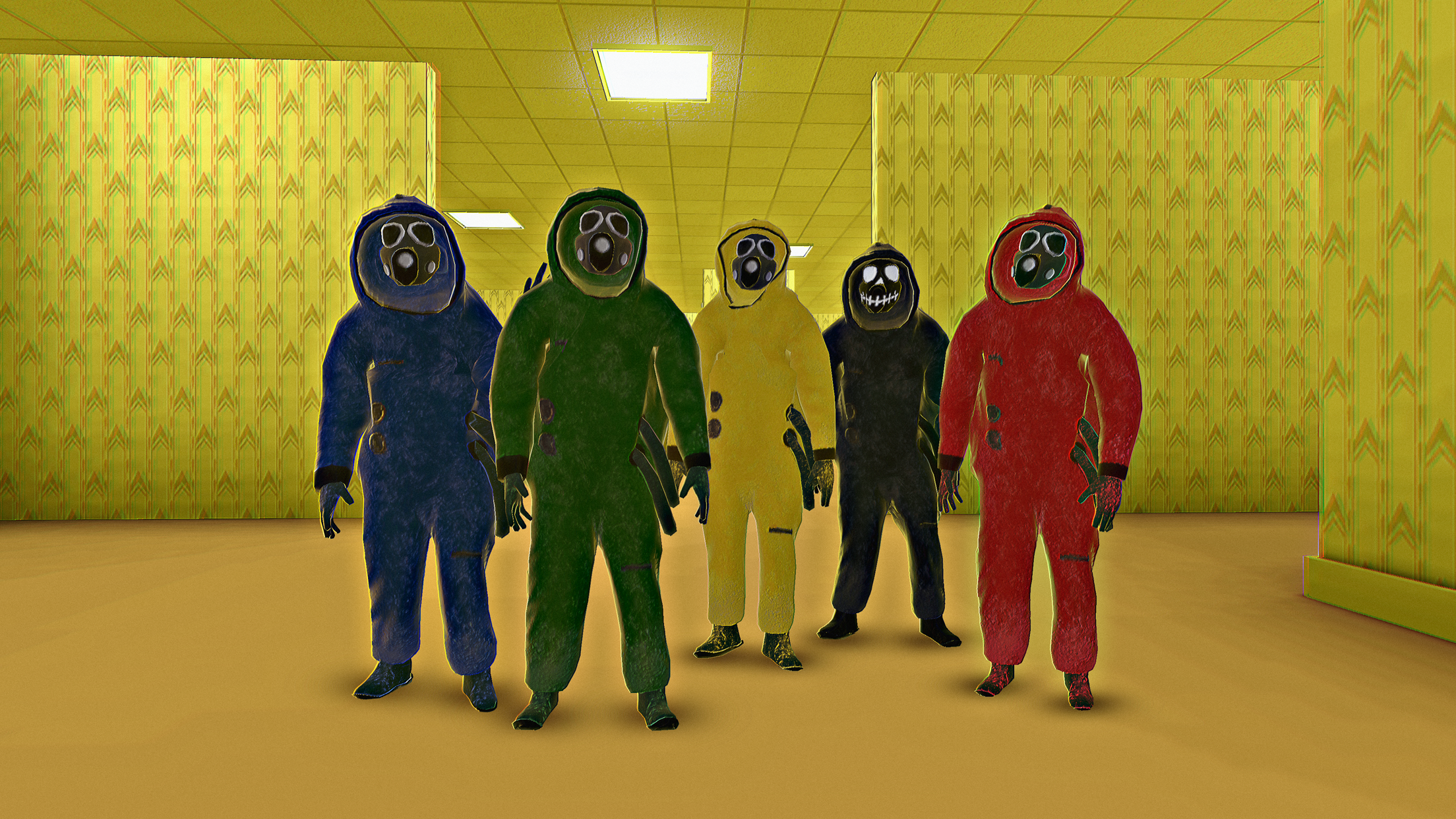 اسکرین شات 1 بازی Hide in The Backrooms Nextbots