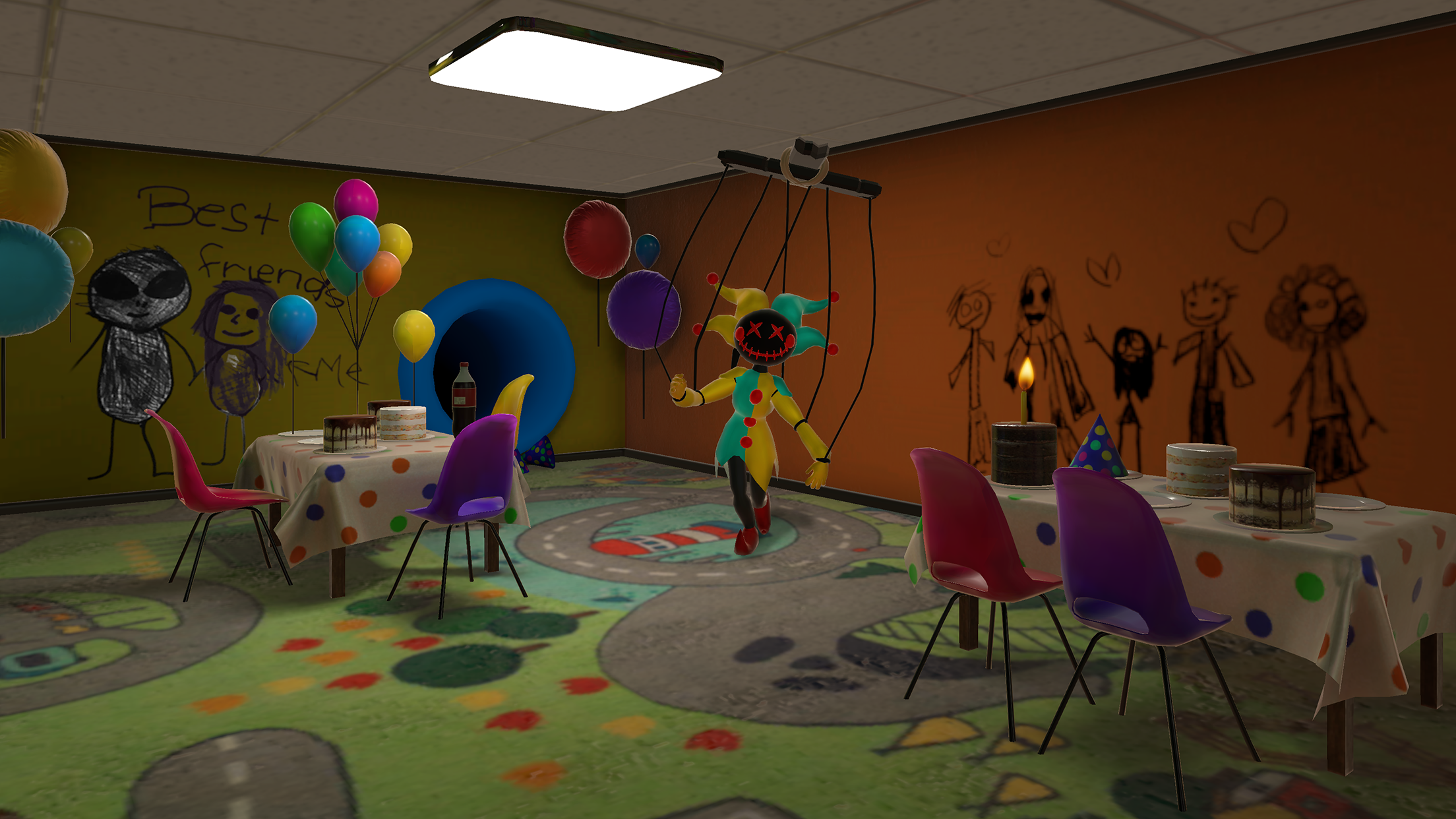 اسکرین شات 4 بازی Hide in The Backrooms Nextbots