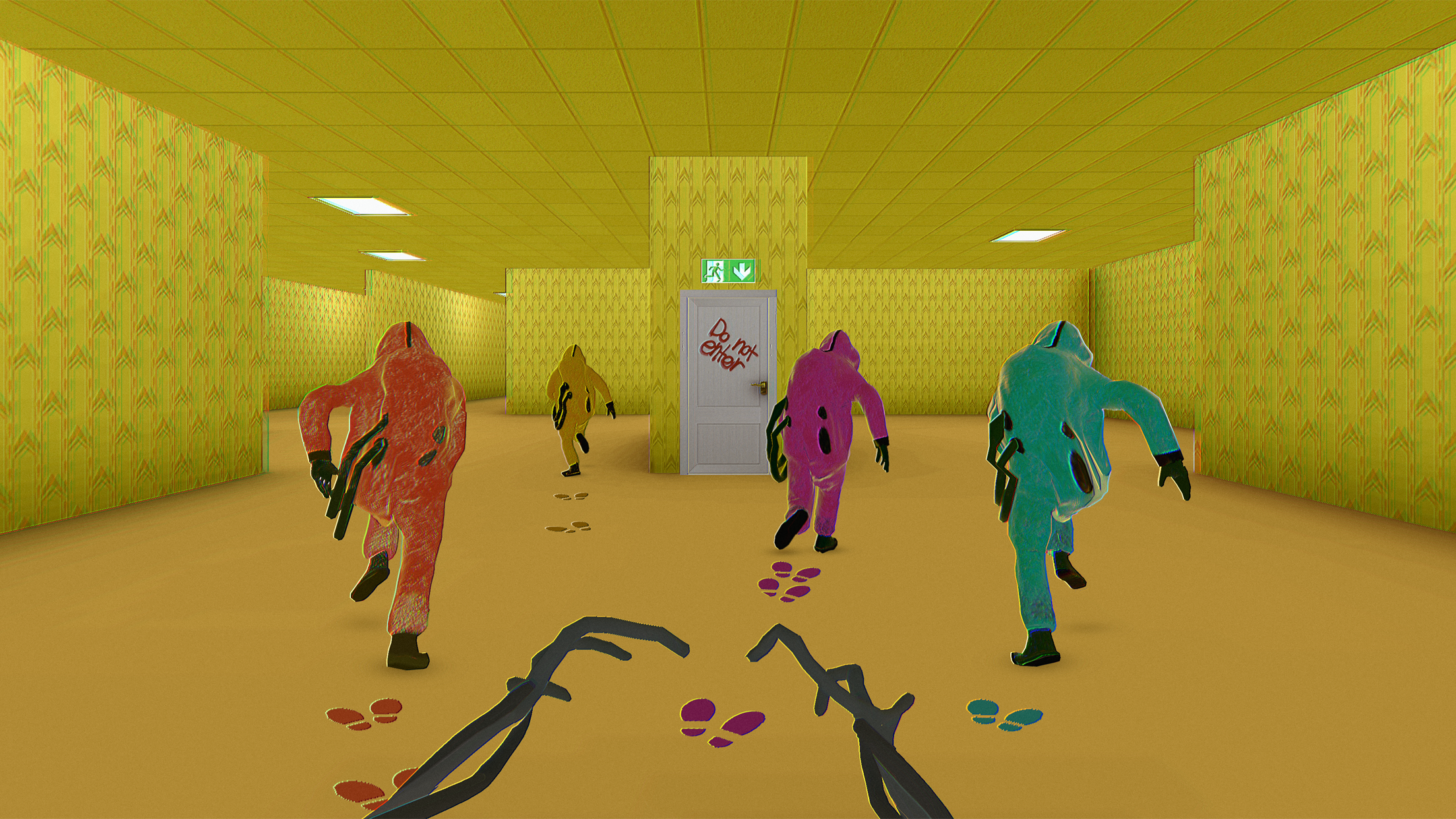 اسکرین شات 6 بازی Hide in The Backrooms Nextbots