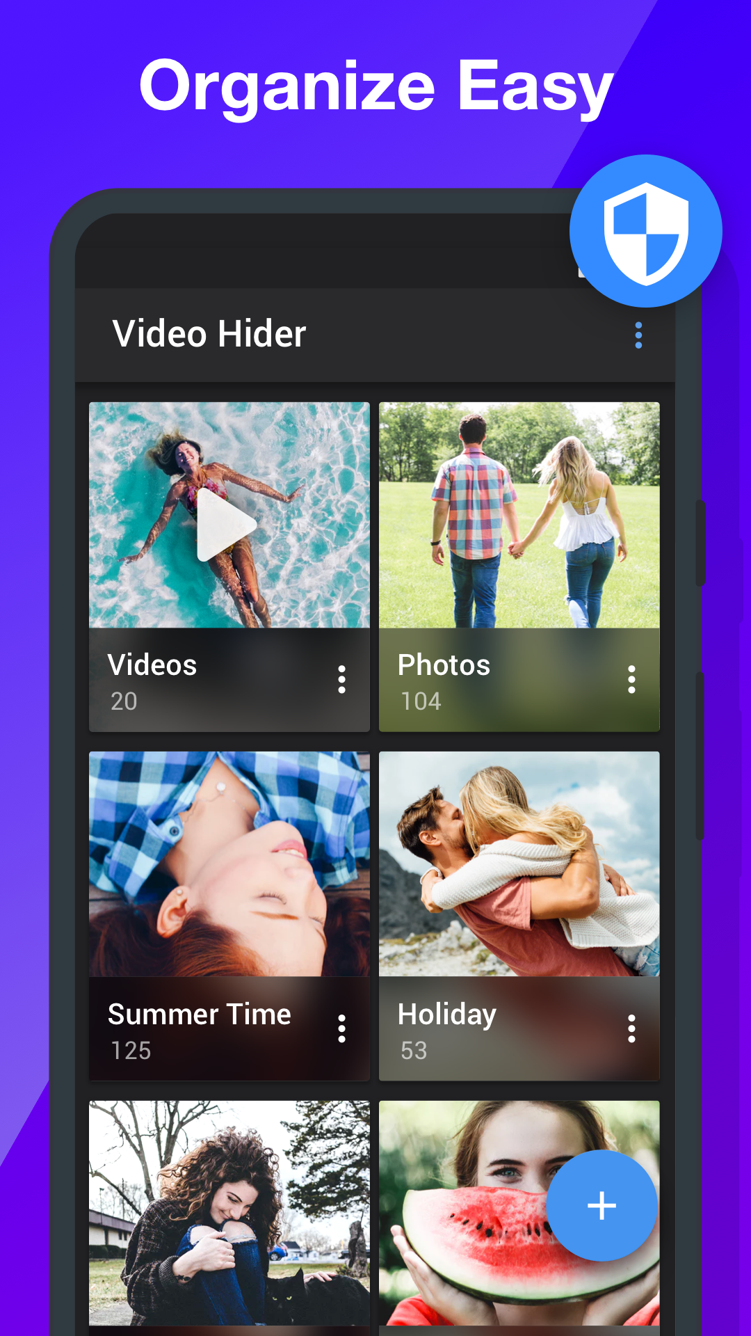 اسکرین شات 2 برنامه Video Hider - Photo Vault, Vid