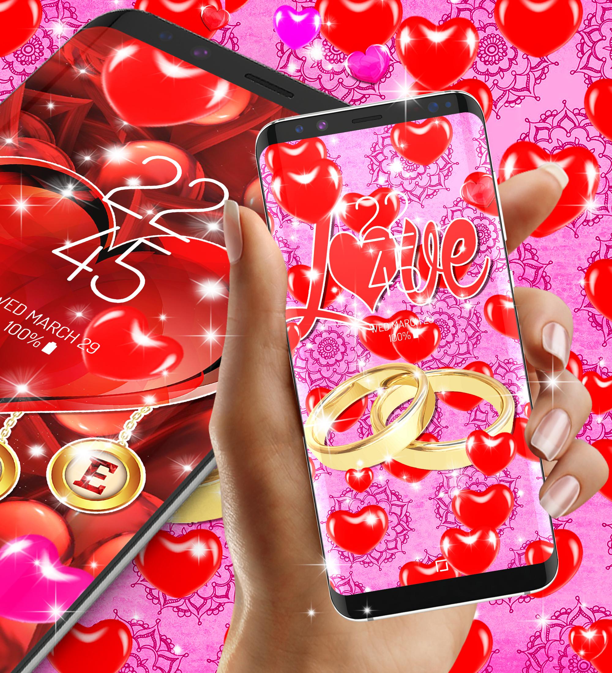 اسکرین شات 5 برنامه Romantic live wallpaper