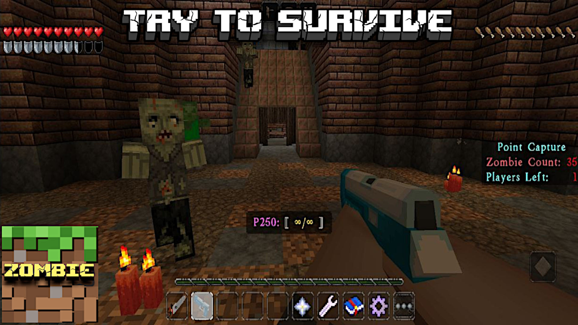 اسکرین شات 1 بازی Craft Zombie