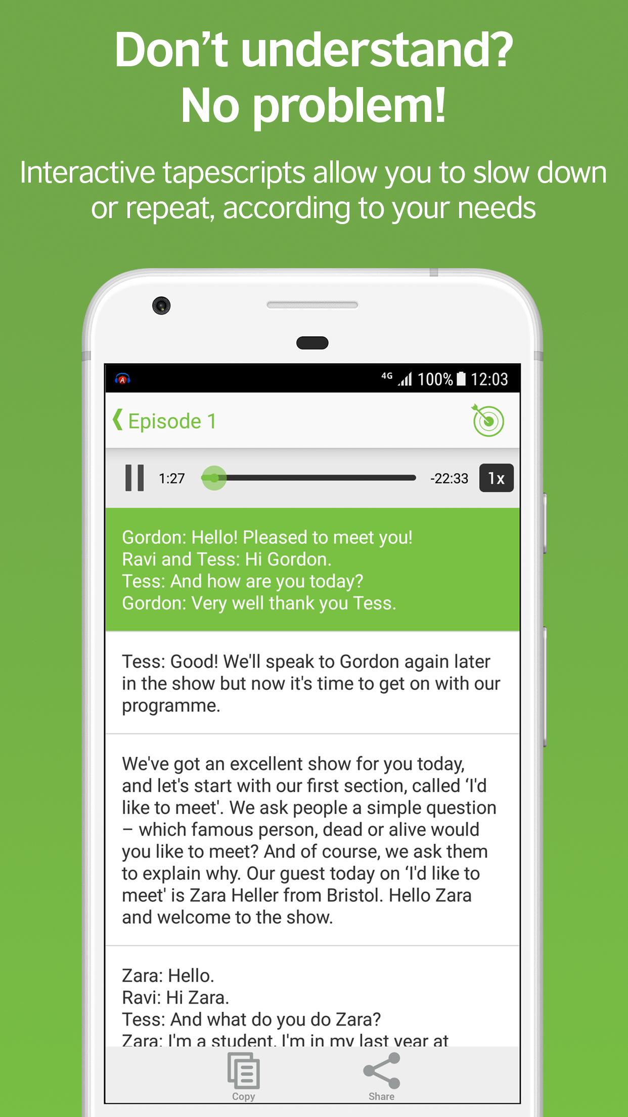 اسکرین شات 3 برنامه LearnEnglish Podcasts