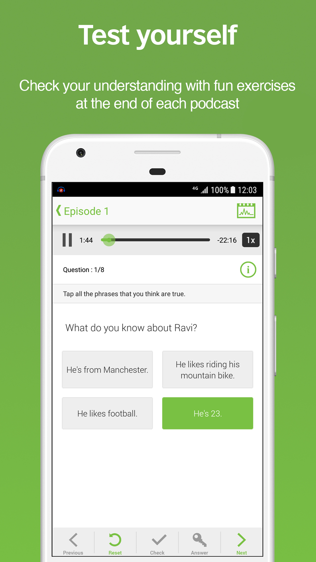 اسکرین شات 4 برنامه LearnEnglish Podcasts