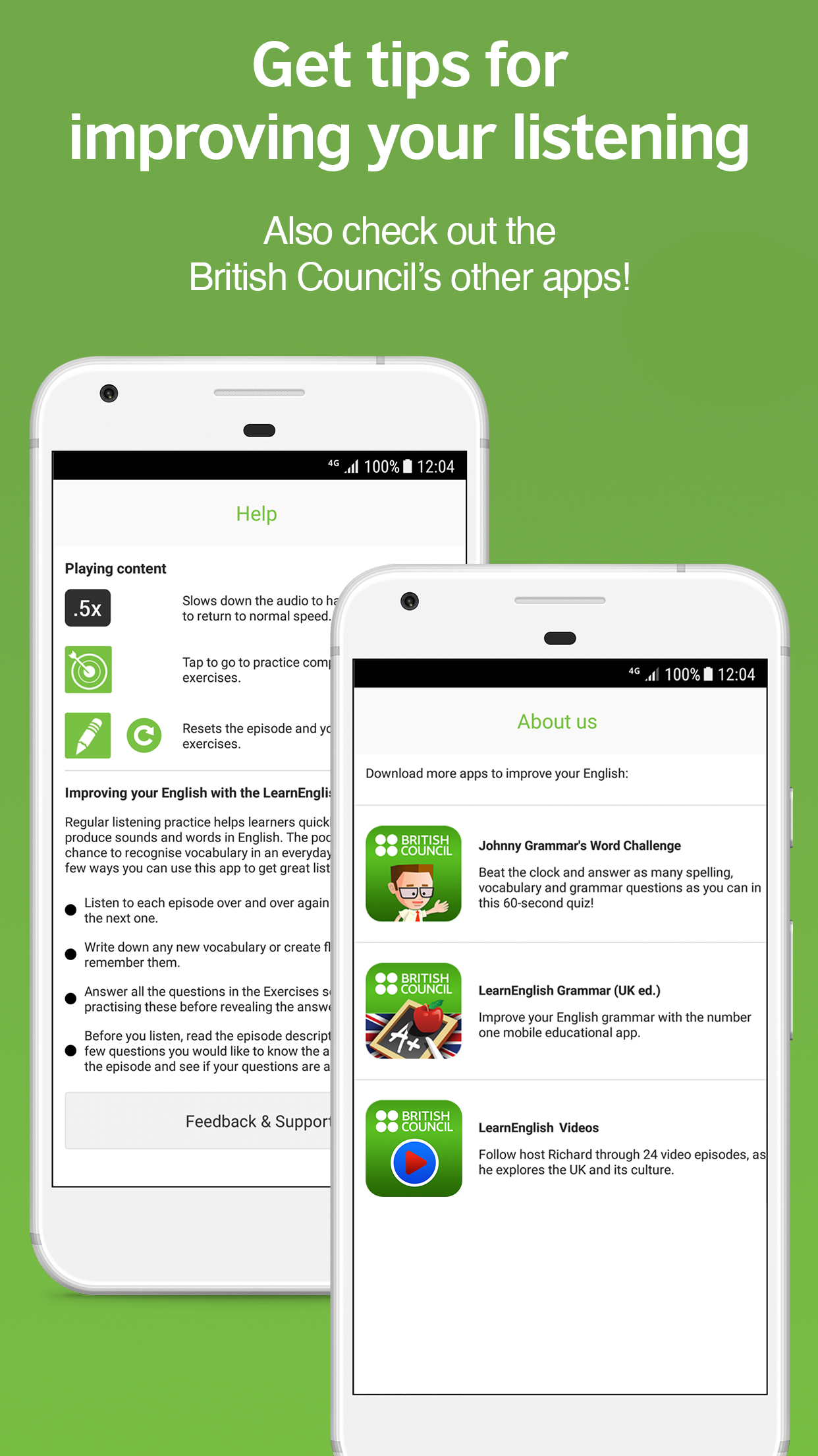 اسکرین شات 5 برنامه LearnEnglish Podcasts