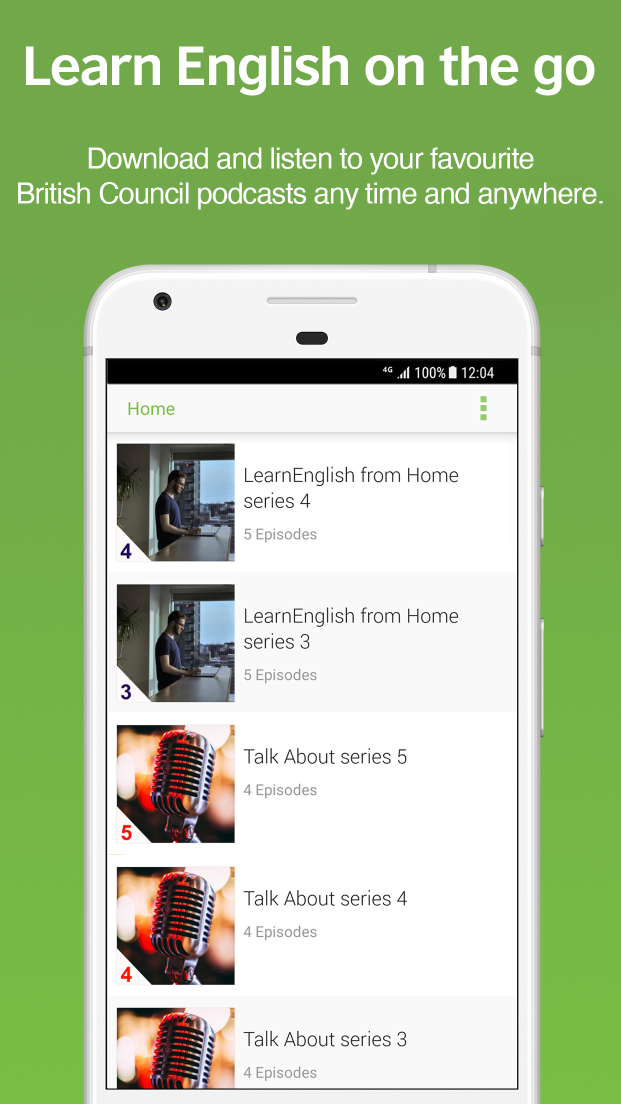 اسکرین شات 1 برنامه LearnEnglish Podcasts