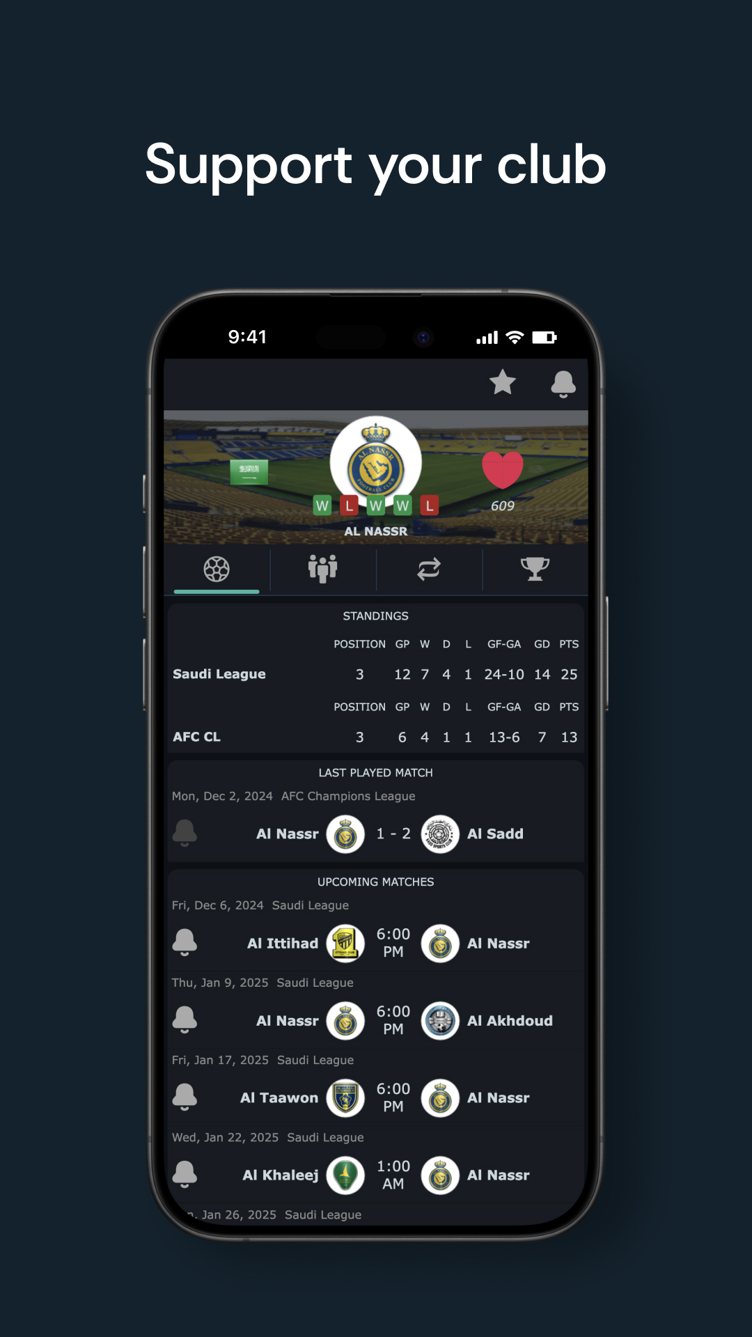 اسکرین شات 7 برنامه Football Live Scores