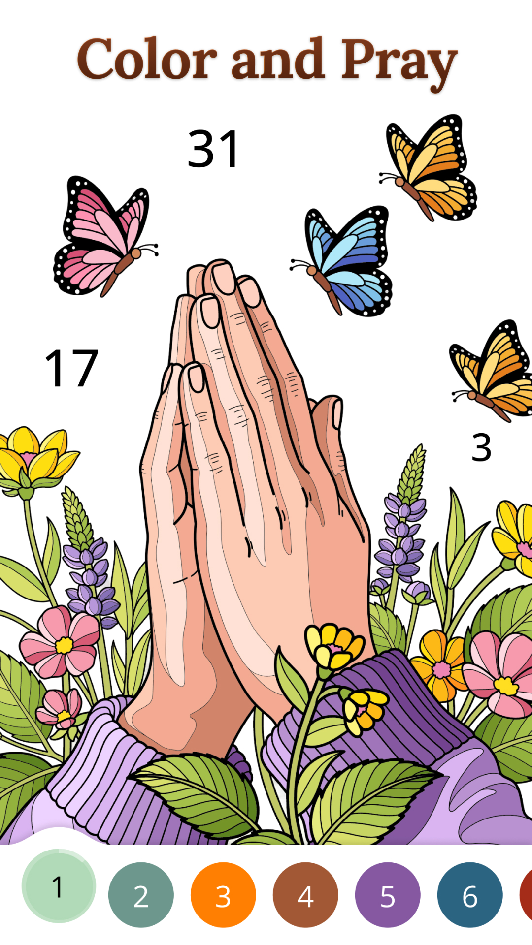 اسکرین شات 6 بازی Bible Coloring Paint By Number
