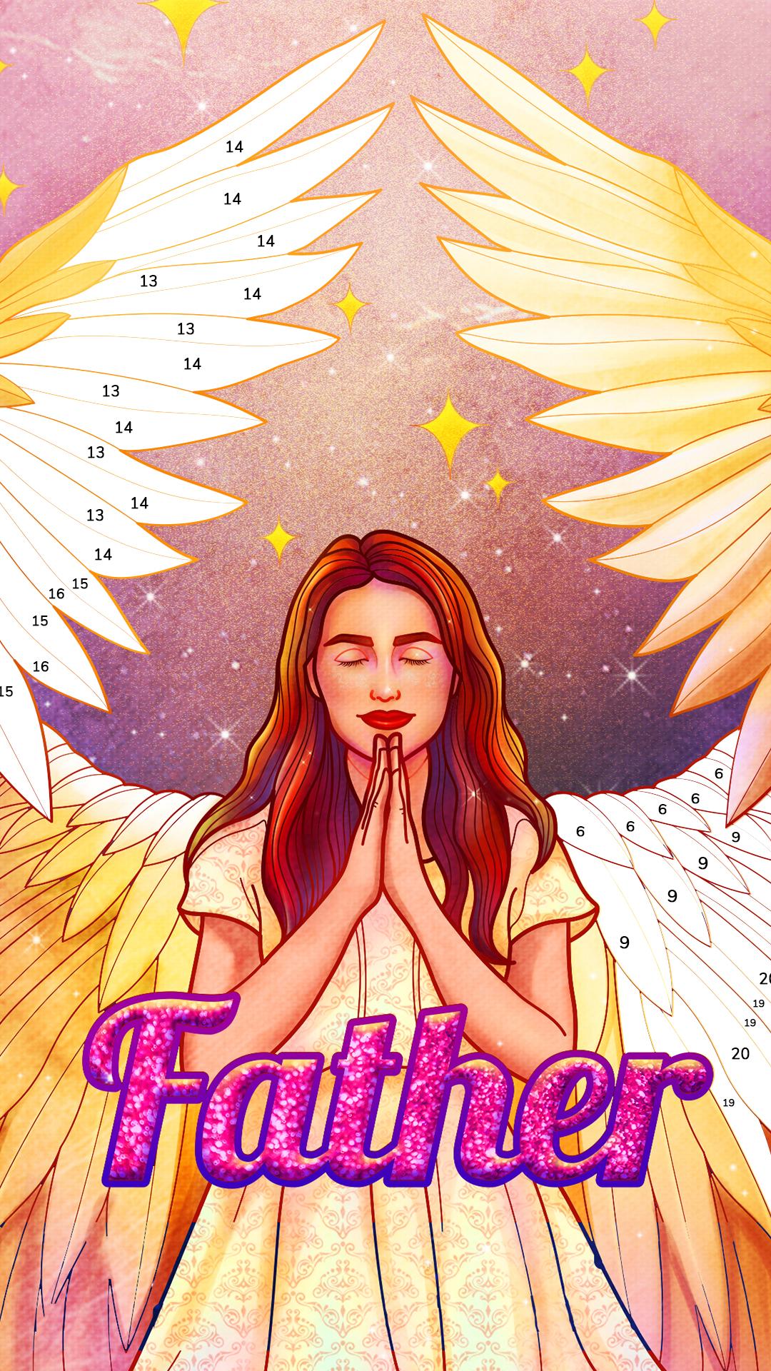اسکرین شات 5 بازی Bible Coloring Paint By Number