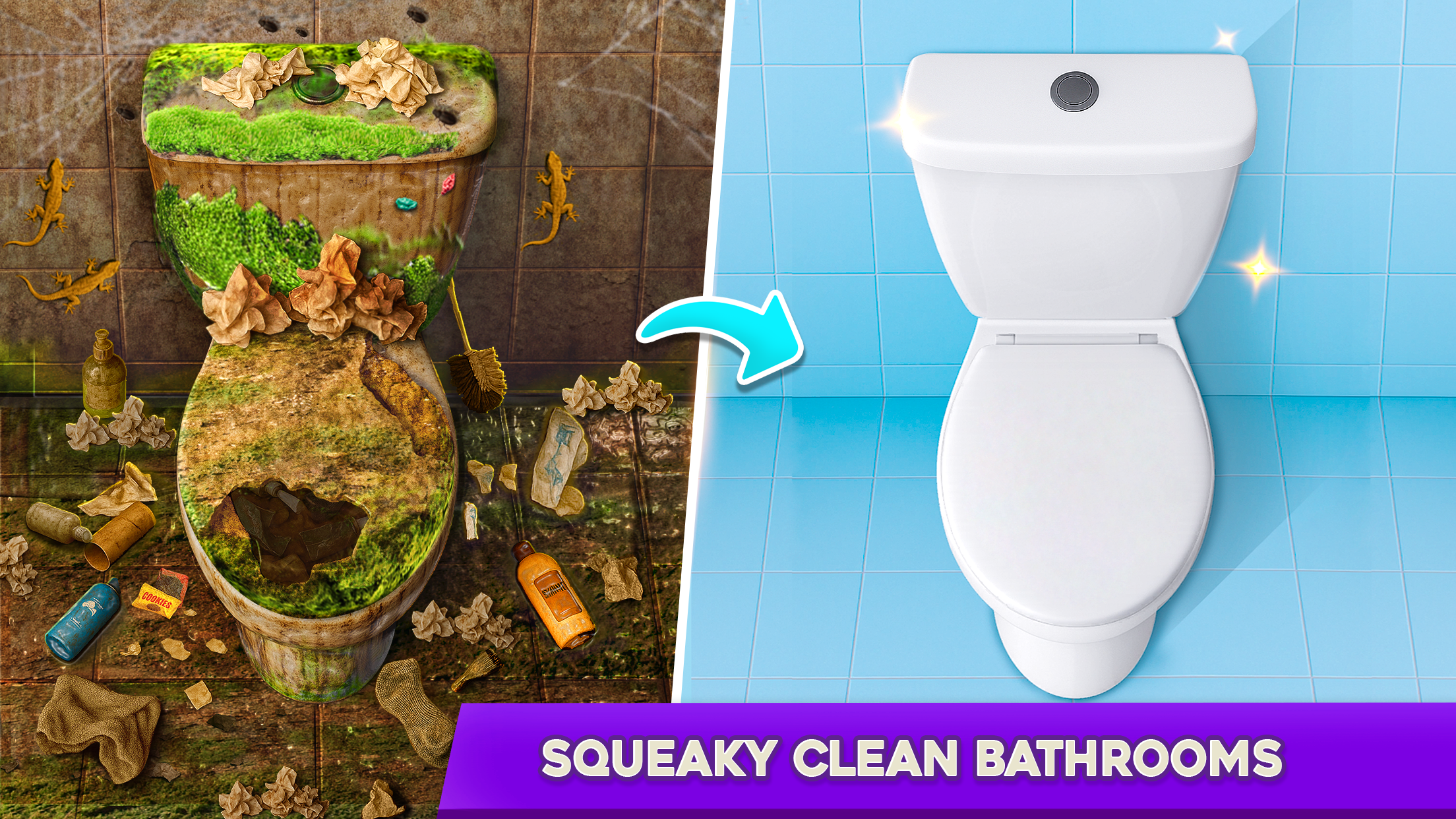 اسکرین شات 4 بازی Home ASMR Makeover: Wash Games