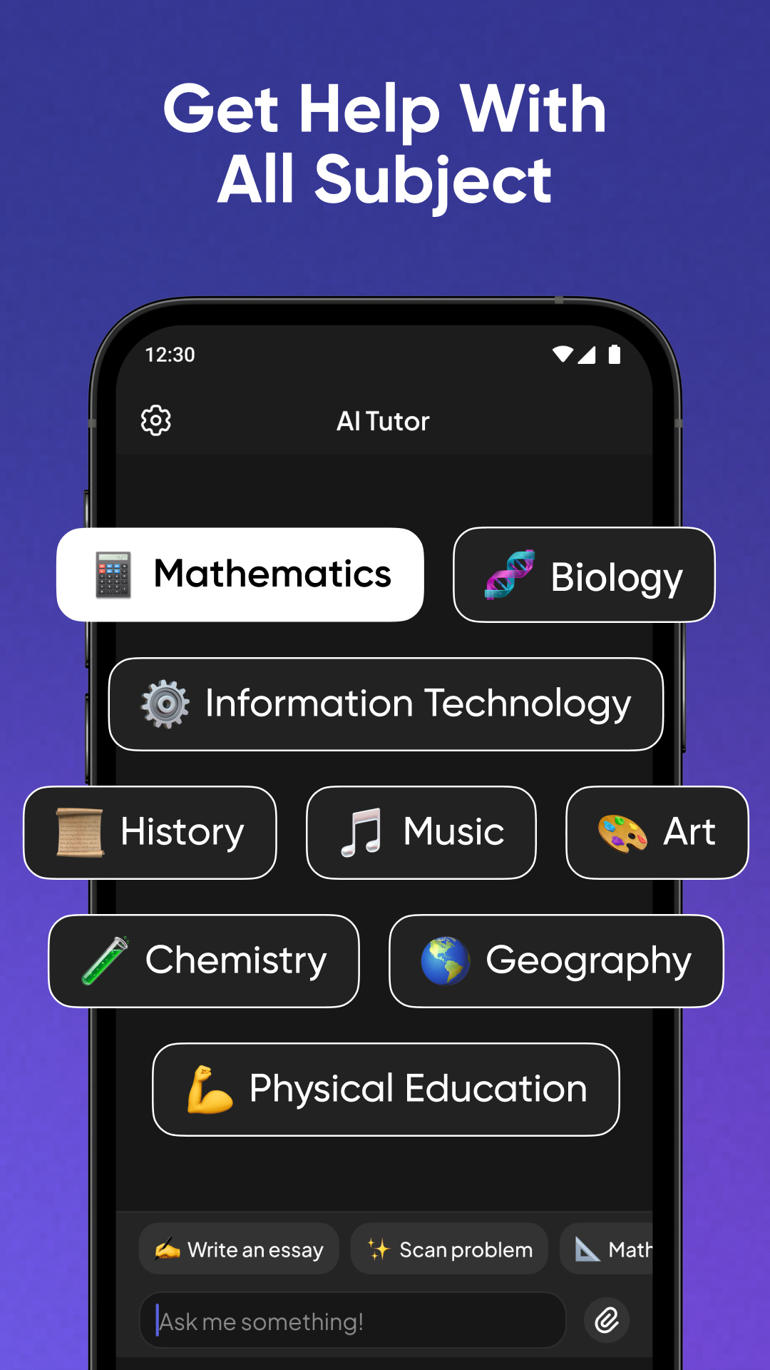 اسکرین شات 5 برنامه Homework Helper & Math Solver