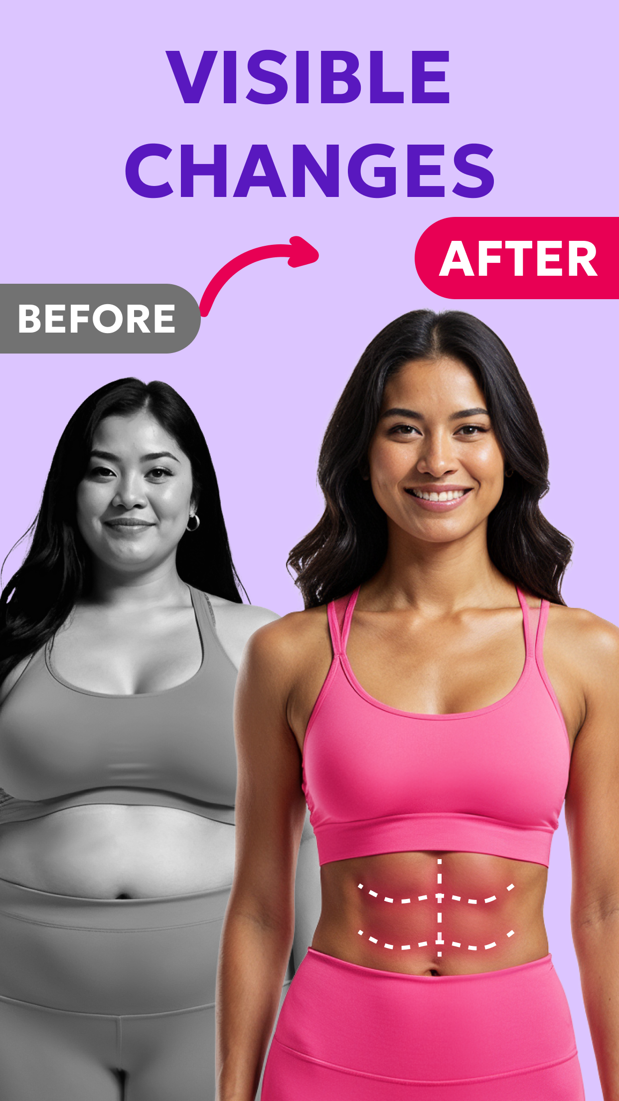 اسکرین شات 8 برنامه Home Workouts for Women, UpFit