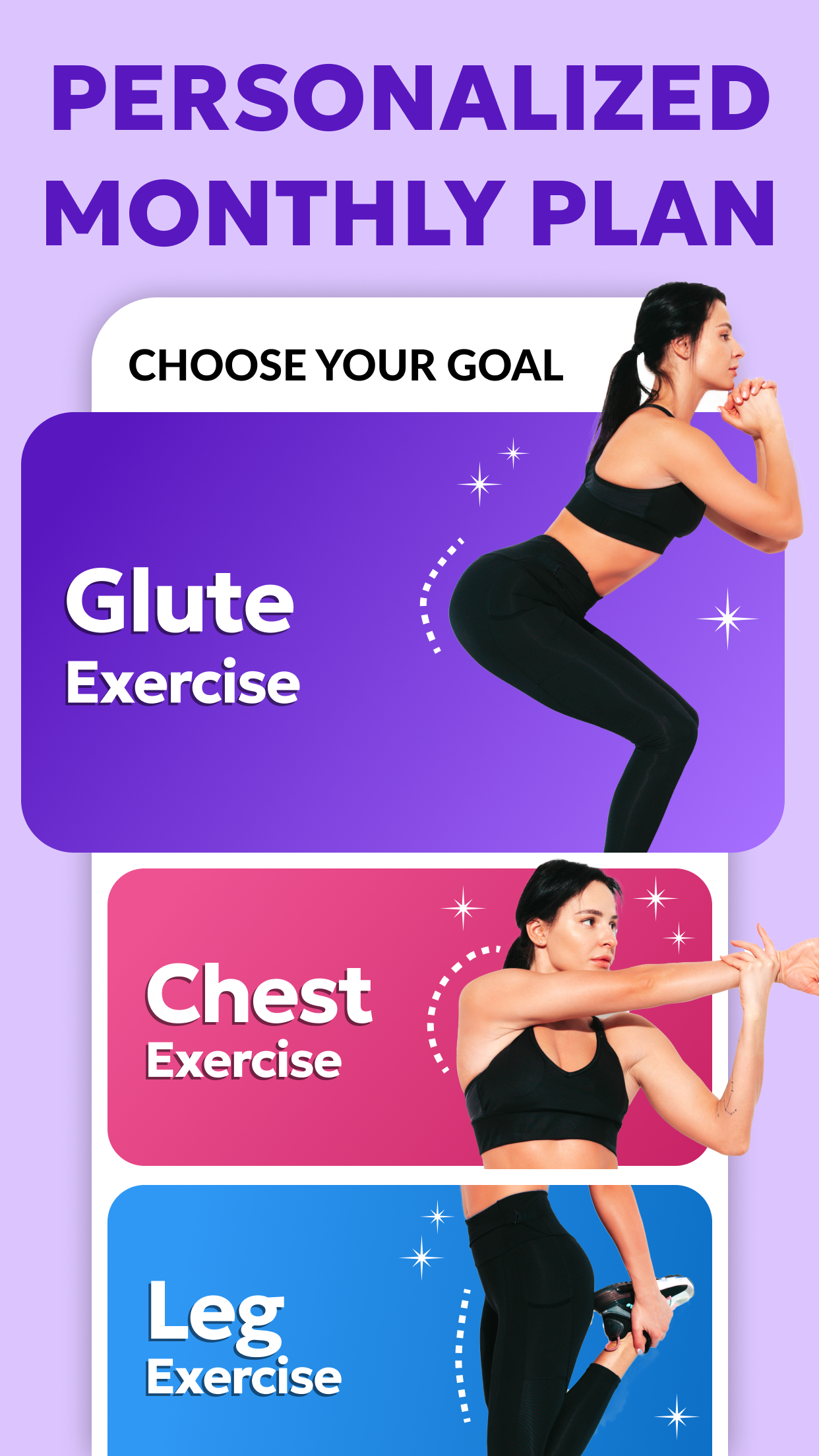 اسکرین شات 2 برنامه Home Workouts for Women
