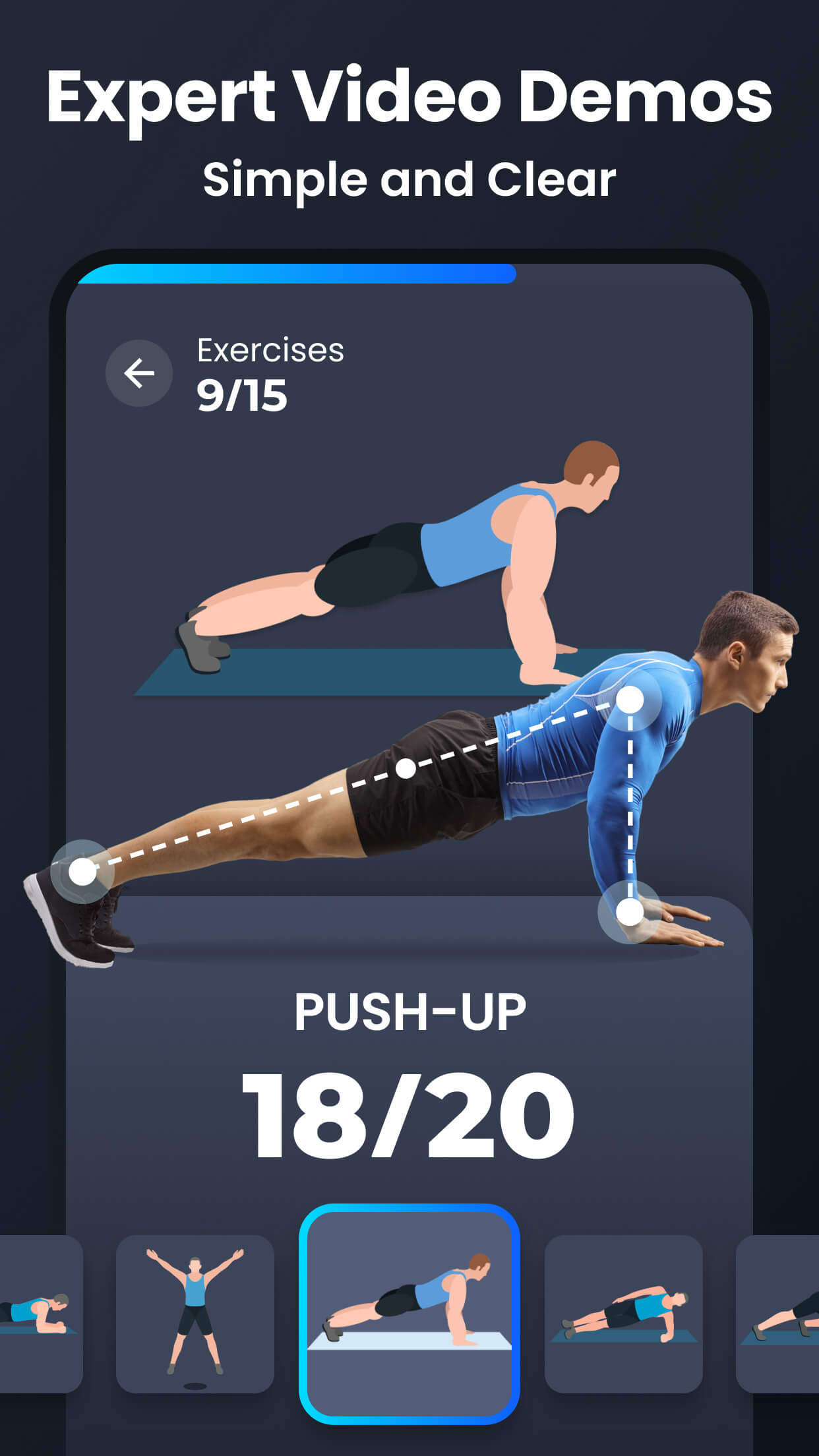 اسکرین شات 8 برنامه Home Workout - No Equipment