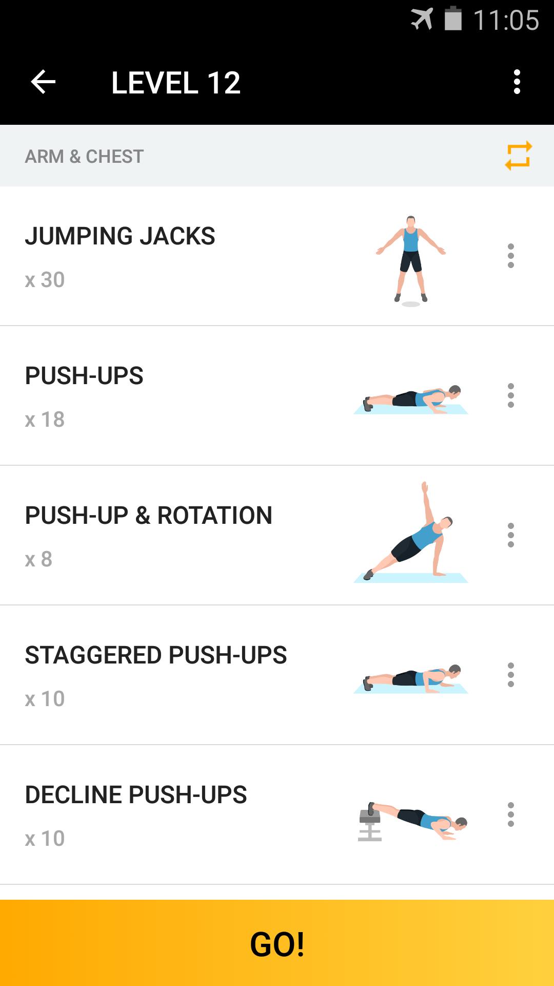 اسکرین شات 5 برنامه Home Workout for Men