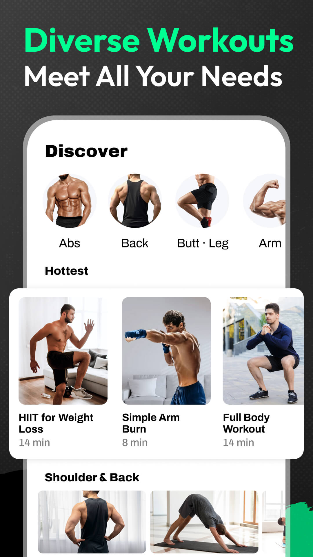 اسکرین شات 7 برنامه Home Workout App: Fitness
