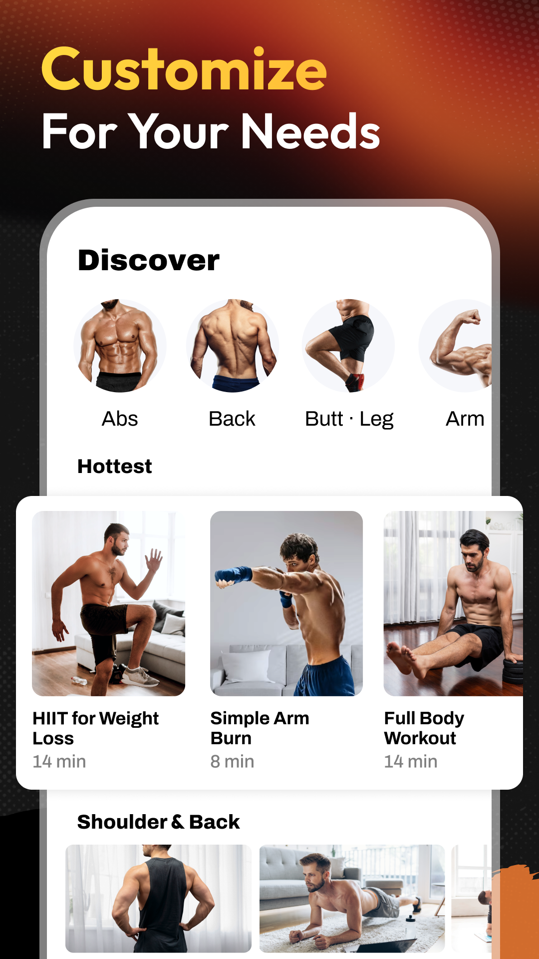 اسکرین شات 7 برنامه Home Workout App: Fitness