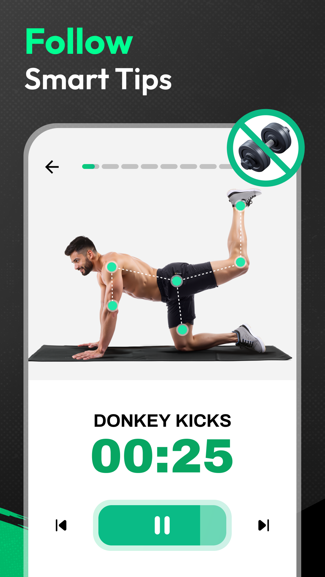 اسکرین شات 6 برنامه Home Workout App: Fitness