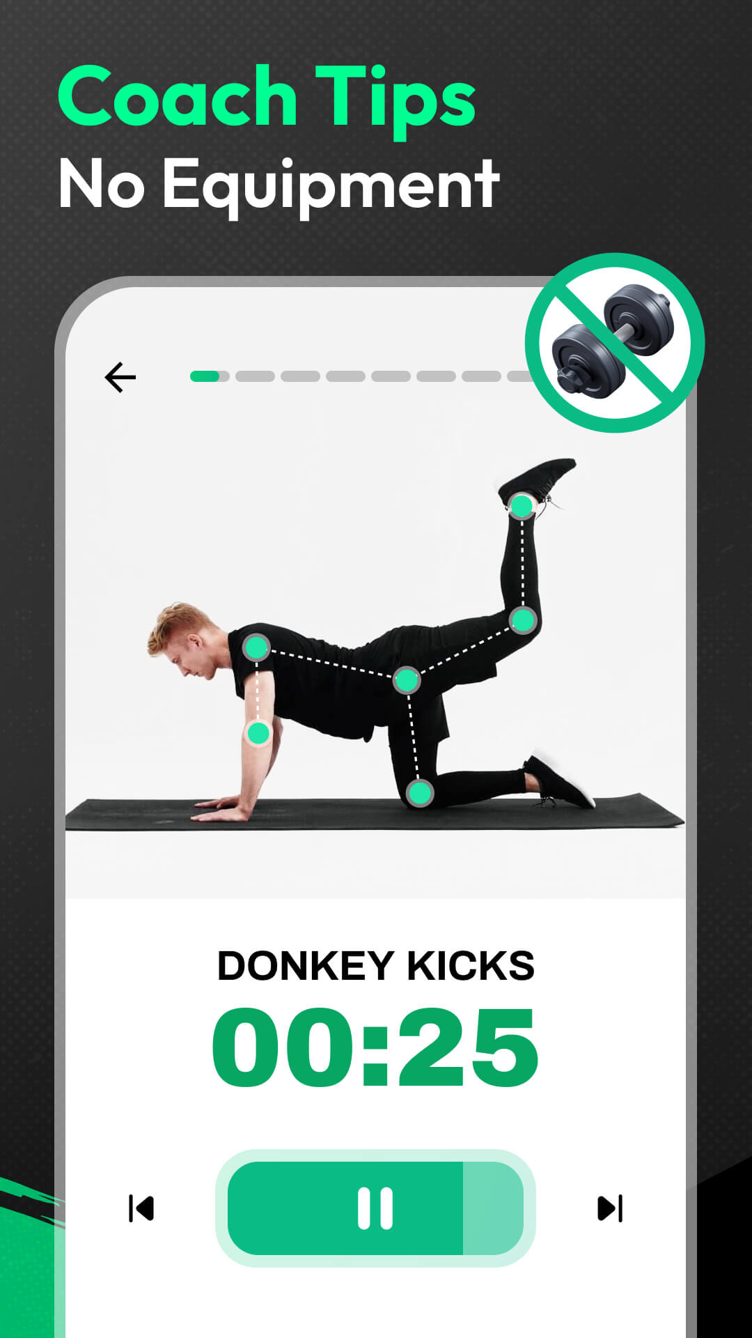اسکرین شات 6 برنامه Home Workout App: Fitness