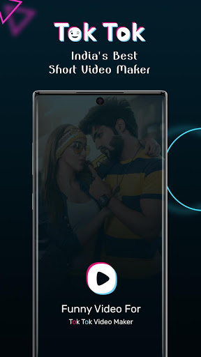 اسکرین شات 1 برنامه Tok Tok India : Short Video Maker & Sharing App