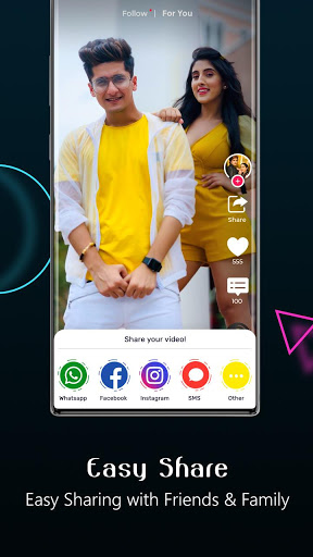 اسکرین شات 8 برنامه Tok Tok India : Short Video Maker & Sharing App