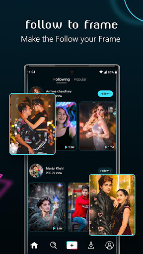 اسکرین شات 3 برنامه Tok Tok India : Short Video Maker & Sharing App