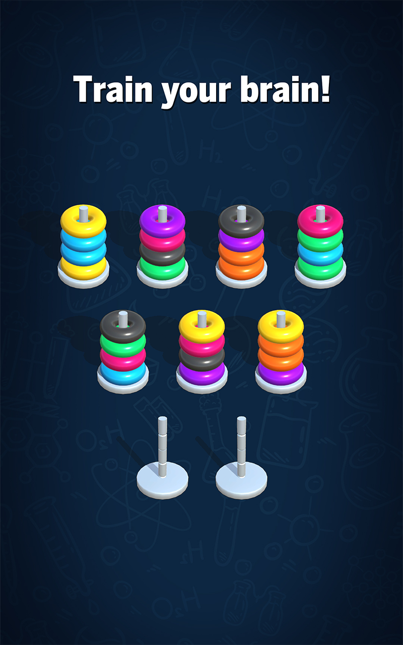 اسکرین شات 3 بازی Hoop Sort Puzzle: Color Ring