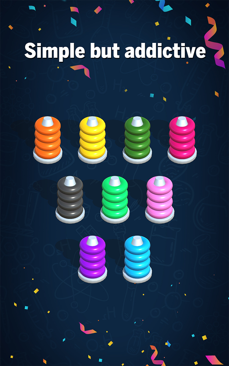 اسکرین شات 6 بازی Hoop Sort Puzzle: Color Ring