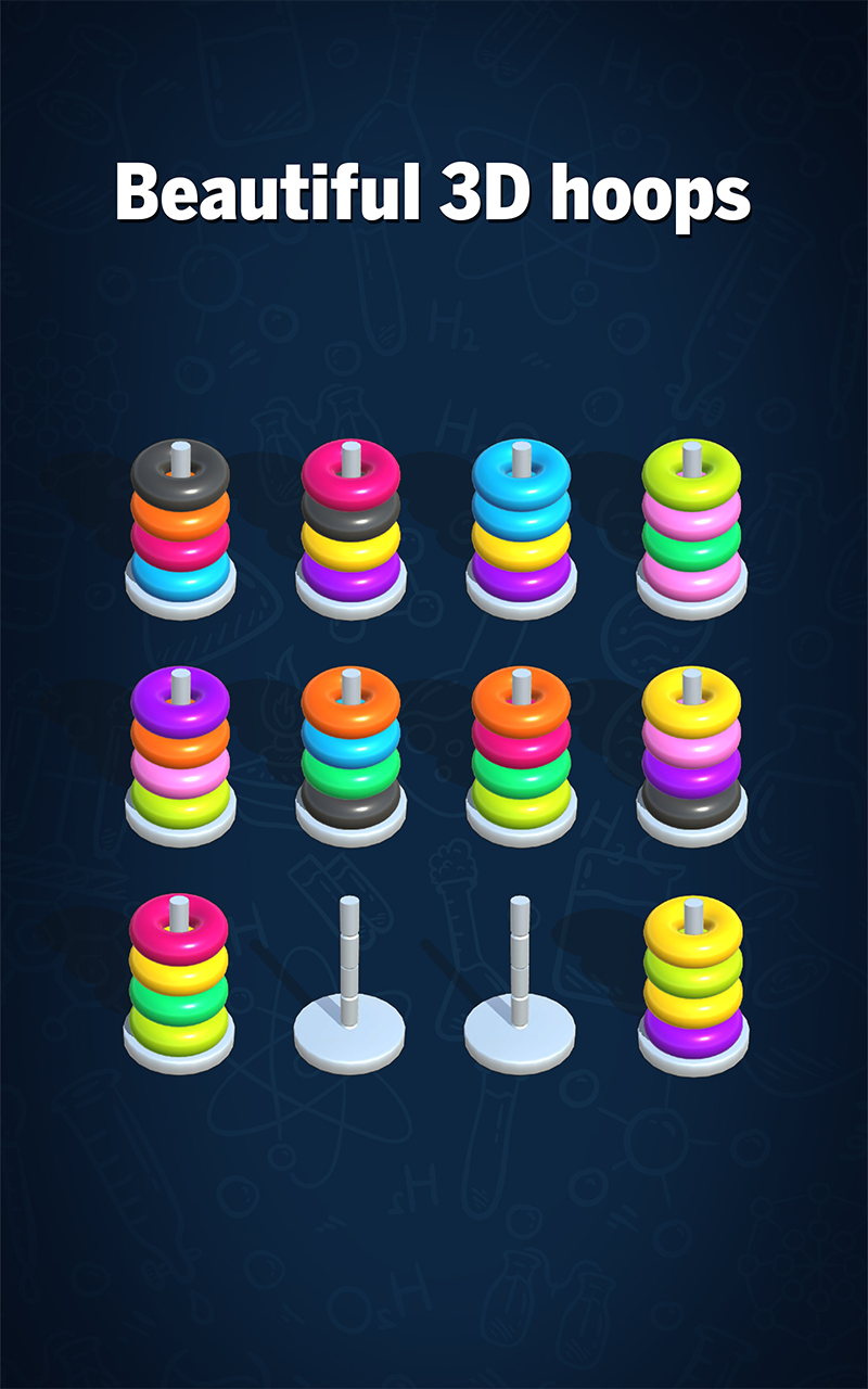 اسکرین شات 4 بازی Hoop Sort Puzzle: Color Ring