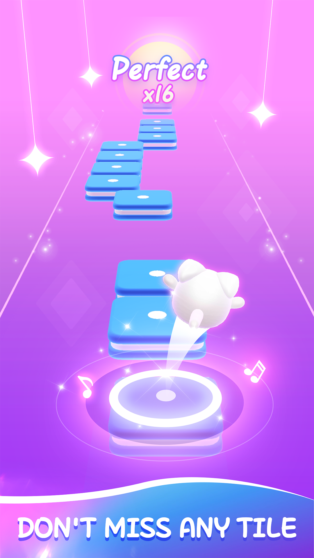 اسکرین شات 1 بازی Meow Hop: Cute Cats & Music