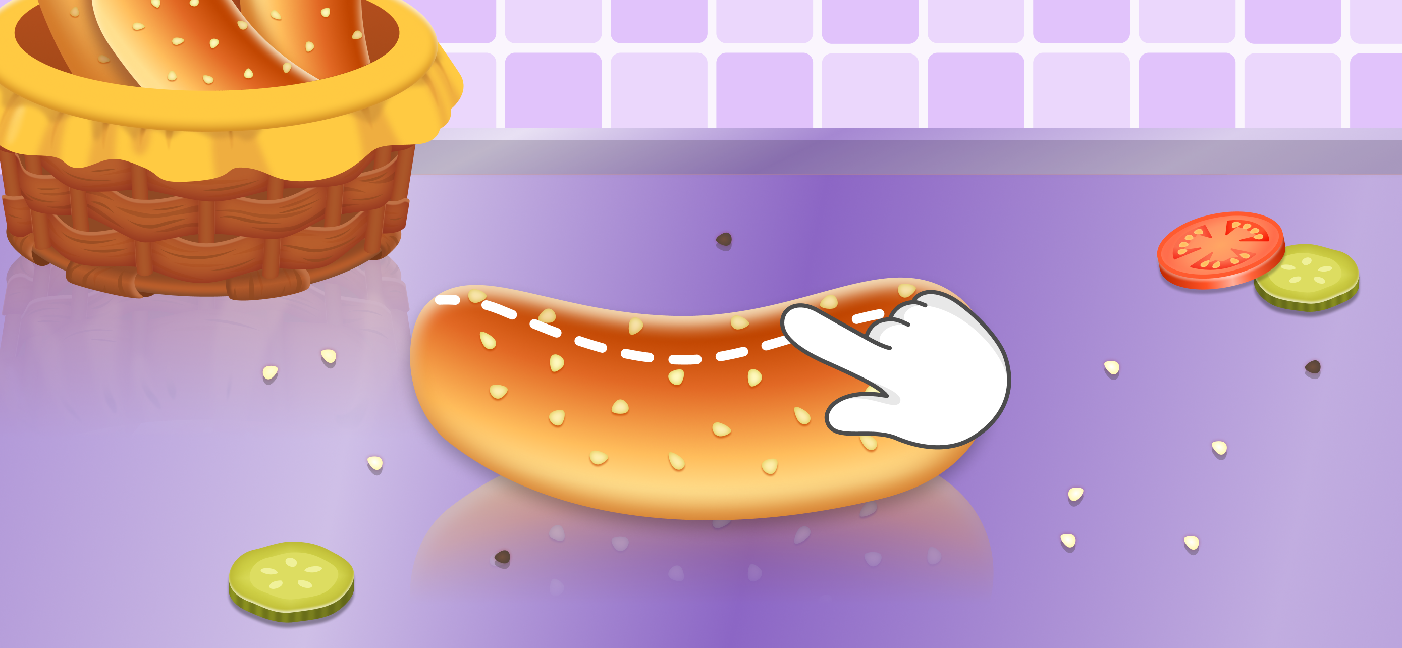 اسکرین شات 4 بازی Hot Dog - Baby Cooking Games
