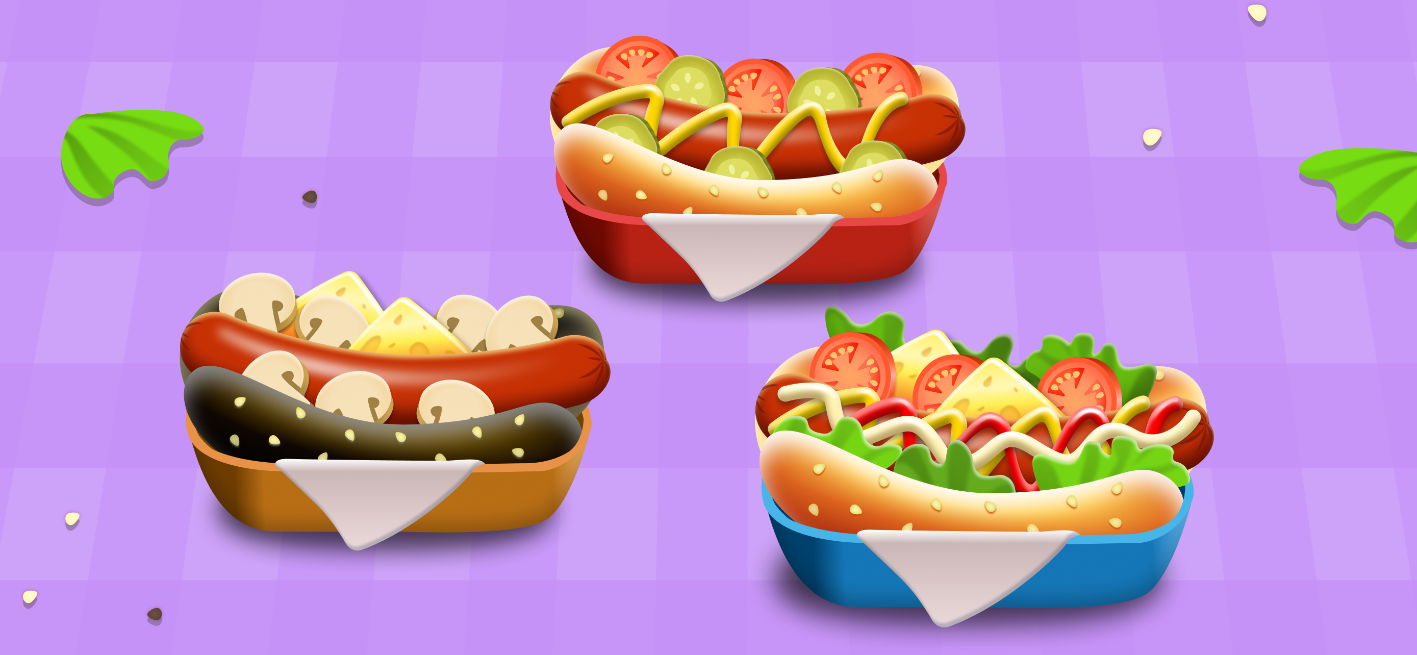 اسکرین شات 2 بازی Hot Dog - Baby Cooking Games