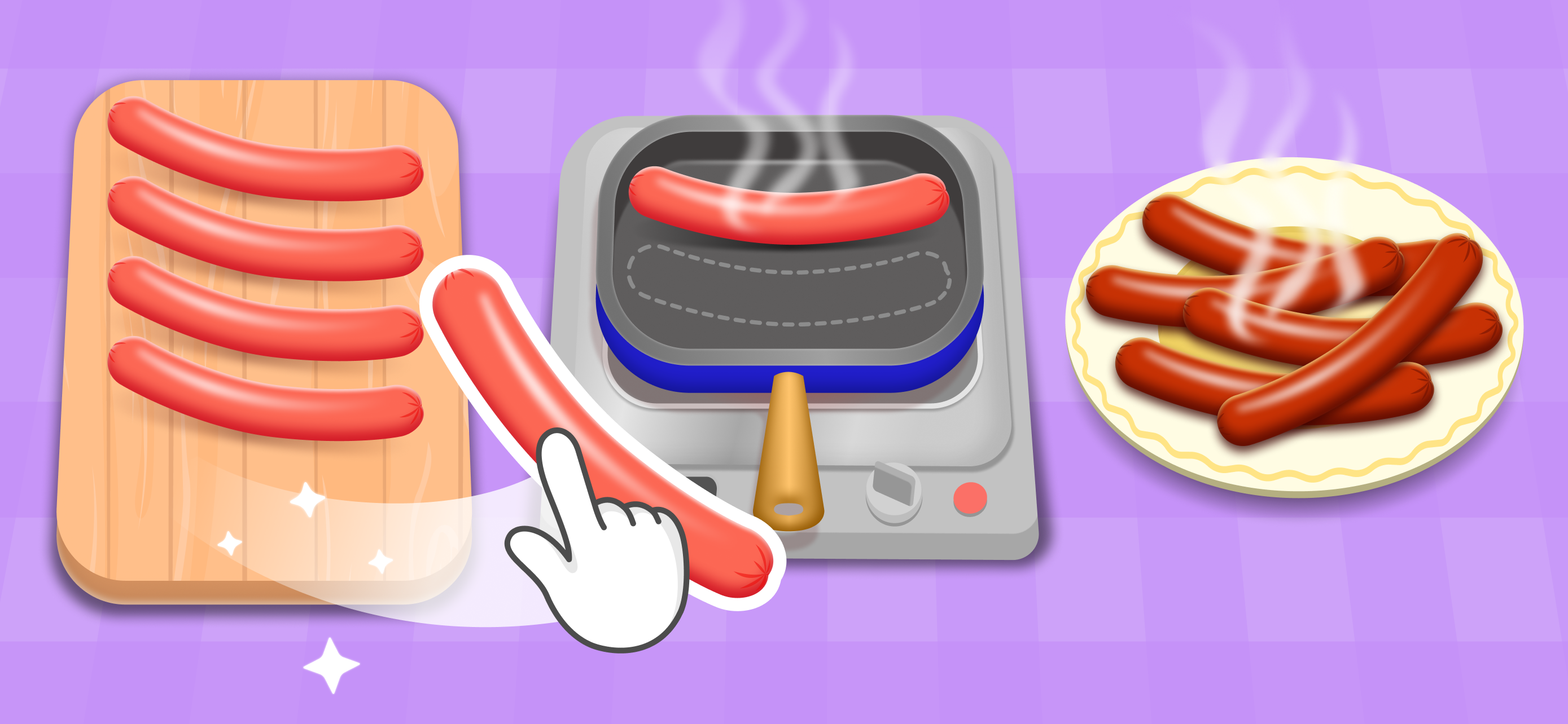 اسکرین شات 3 بازی Hot Dog - Baby Cooking Games