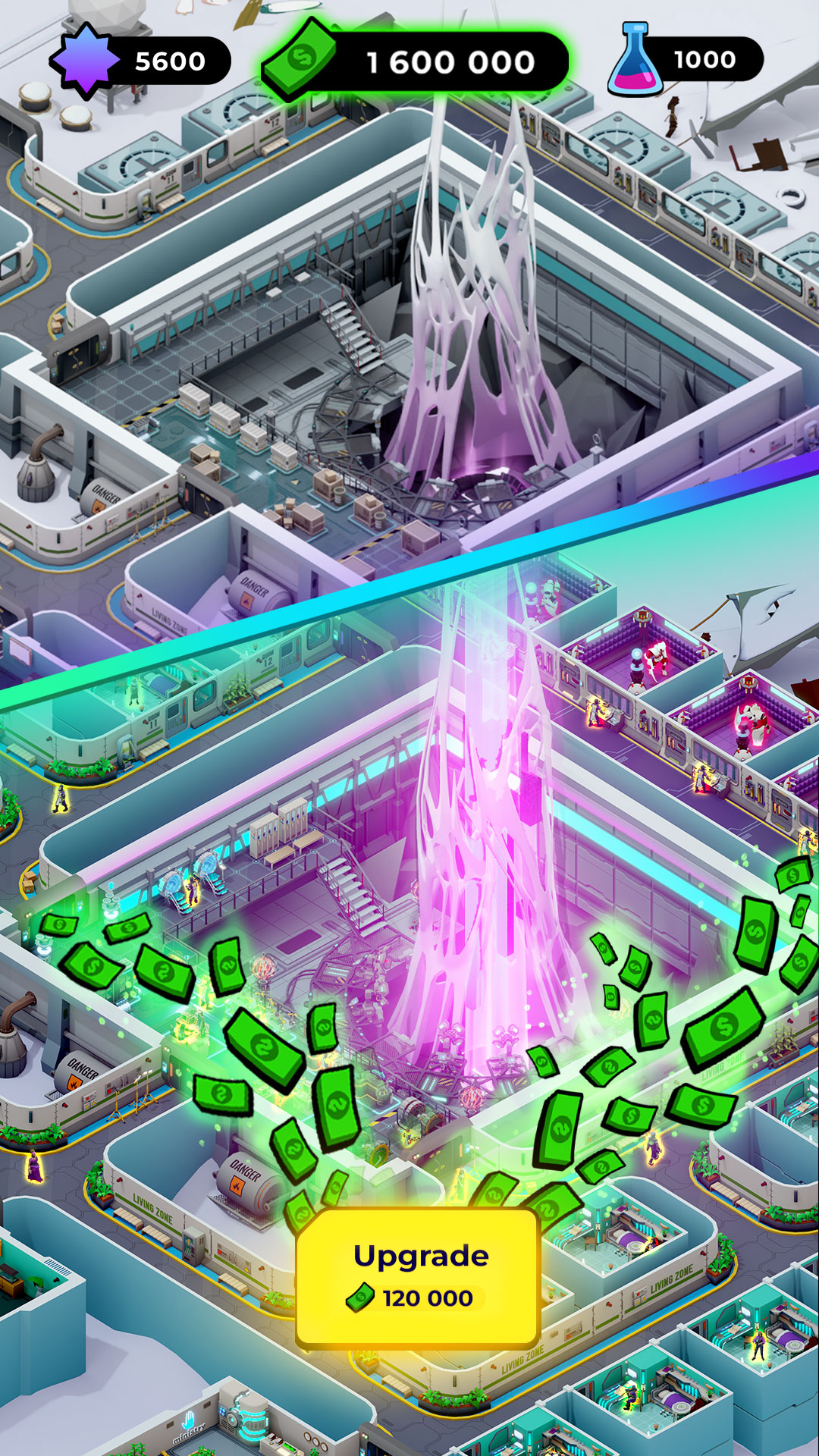 اسکرین شات 5 بازی Idle Anomaly: Alien Control
