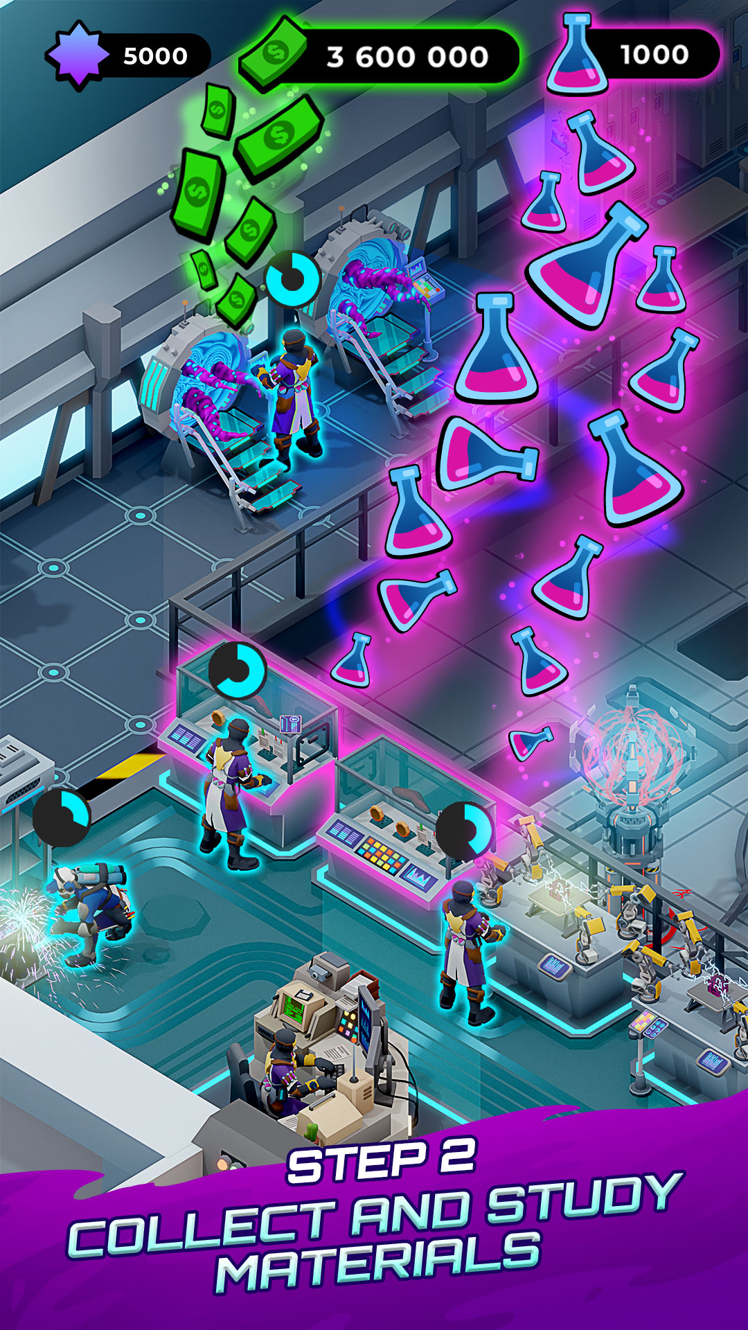 اسکرین شات 2 بازی Idle Anomaly: Alien Control